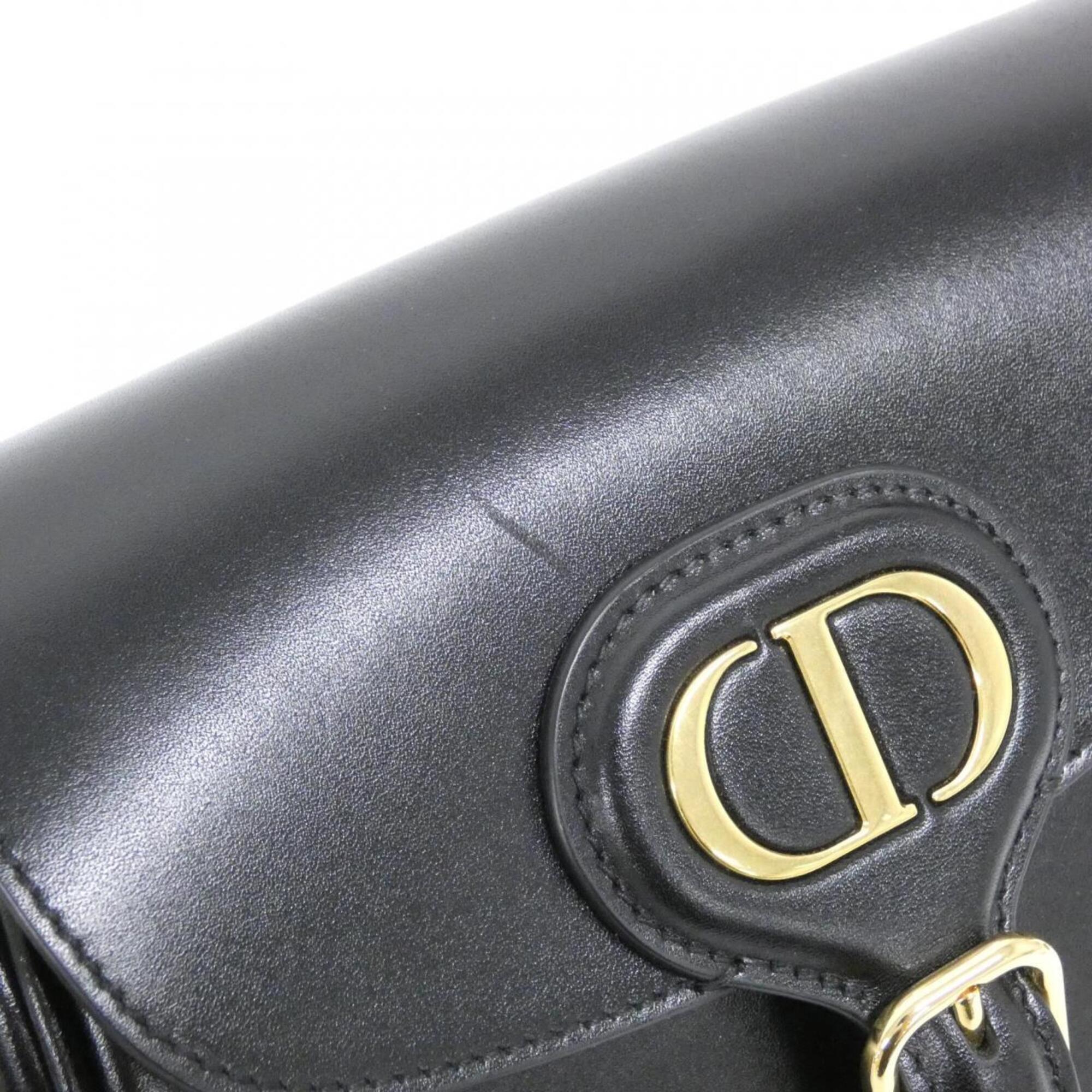 Christian Dior Black Leather Shoulder Bag (Pre-Owned)