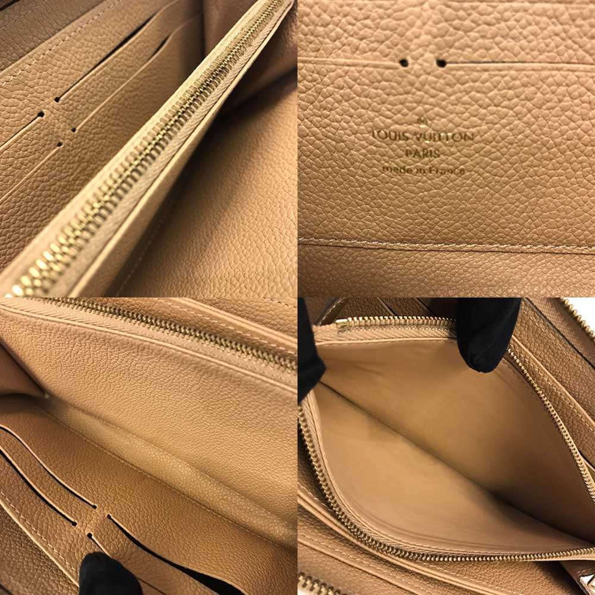 Louis Vuitton Monogram Empreinte Beige Dune Monogram Empreinte Long Wallet (Bi-Fold) (Pre-Owned)