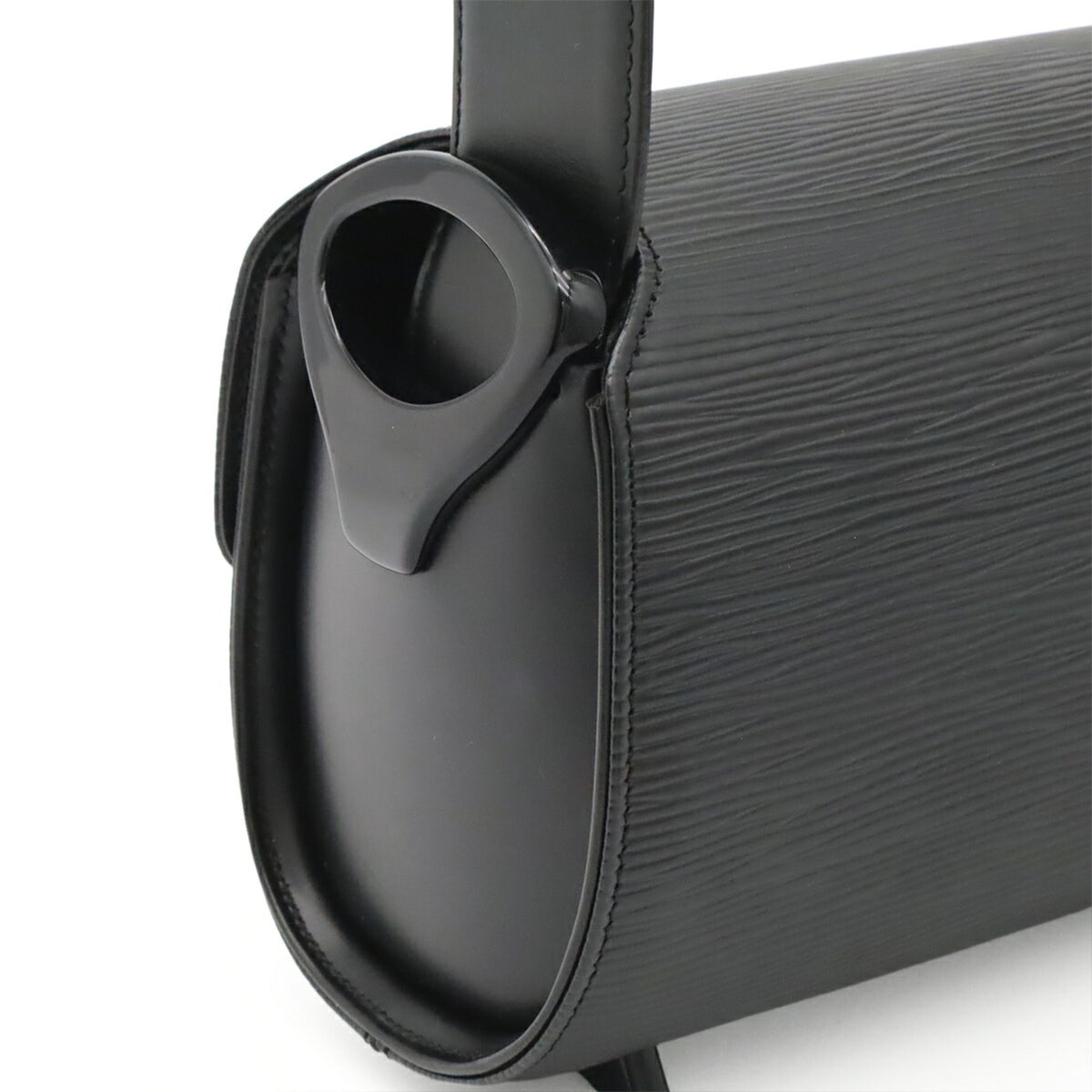Louis Vuitton Black Noir Epi Leather Shoulder Bag (Pre-Owned)