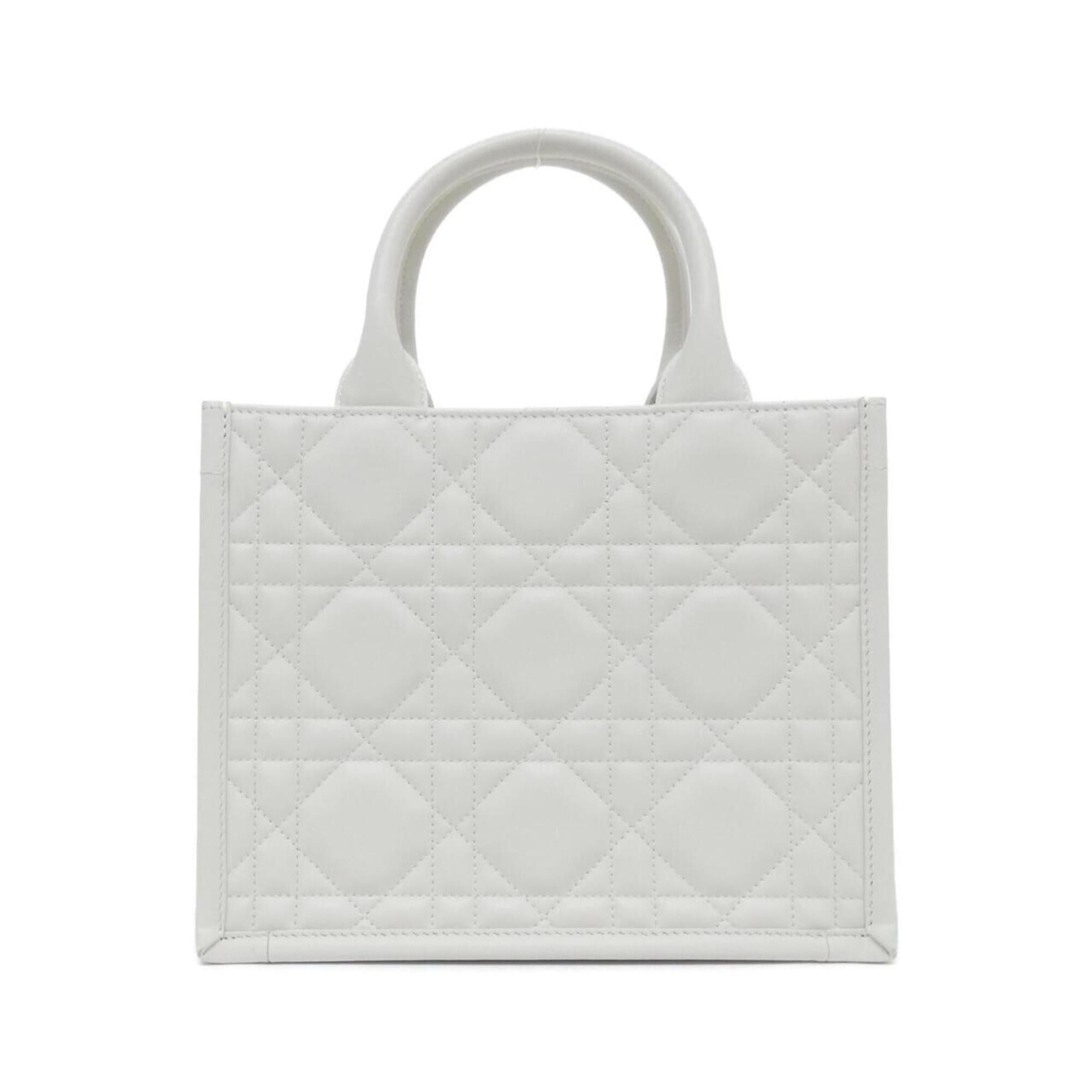 Christian Dior White Leather Handbag (Pre-Owned)