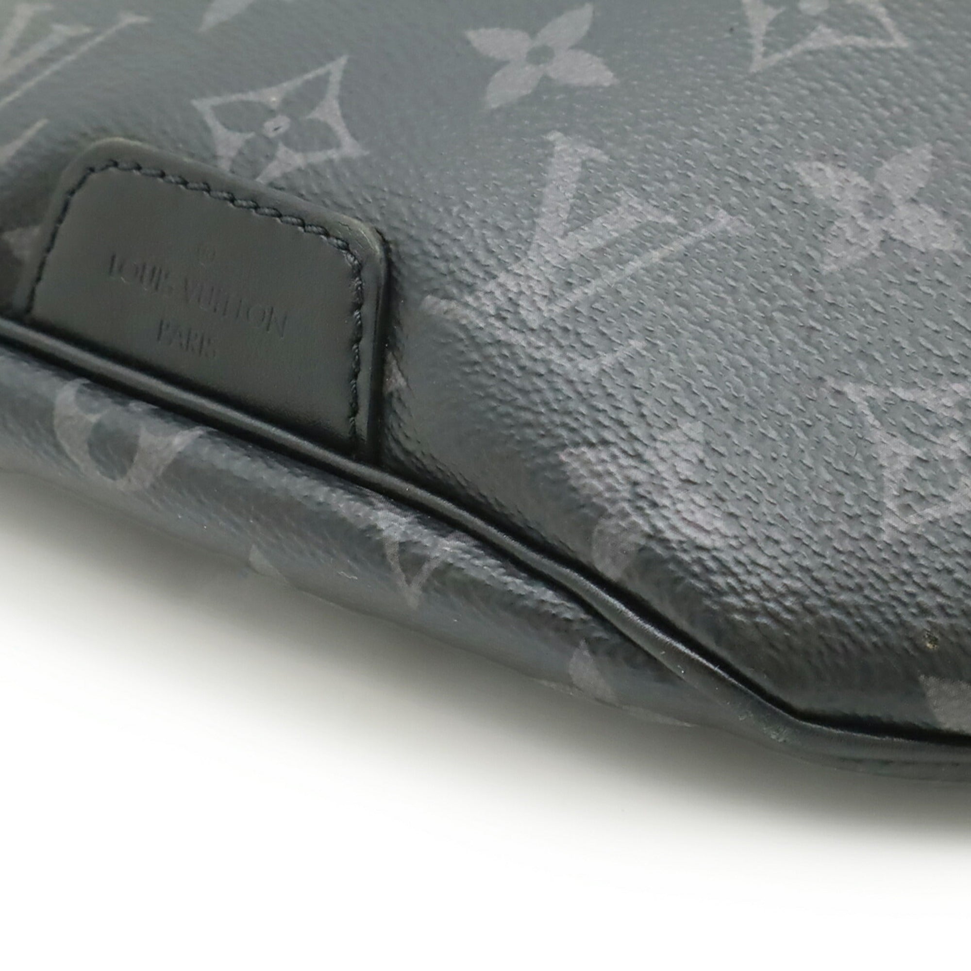 Louis Vuitton Monogram Eclipse Monogram Eclipse Monogram Eclipse Leather Fanny Pack (Pre-Owned)