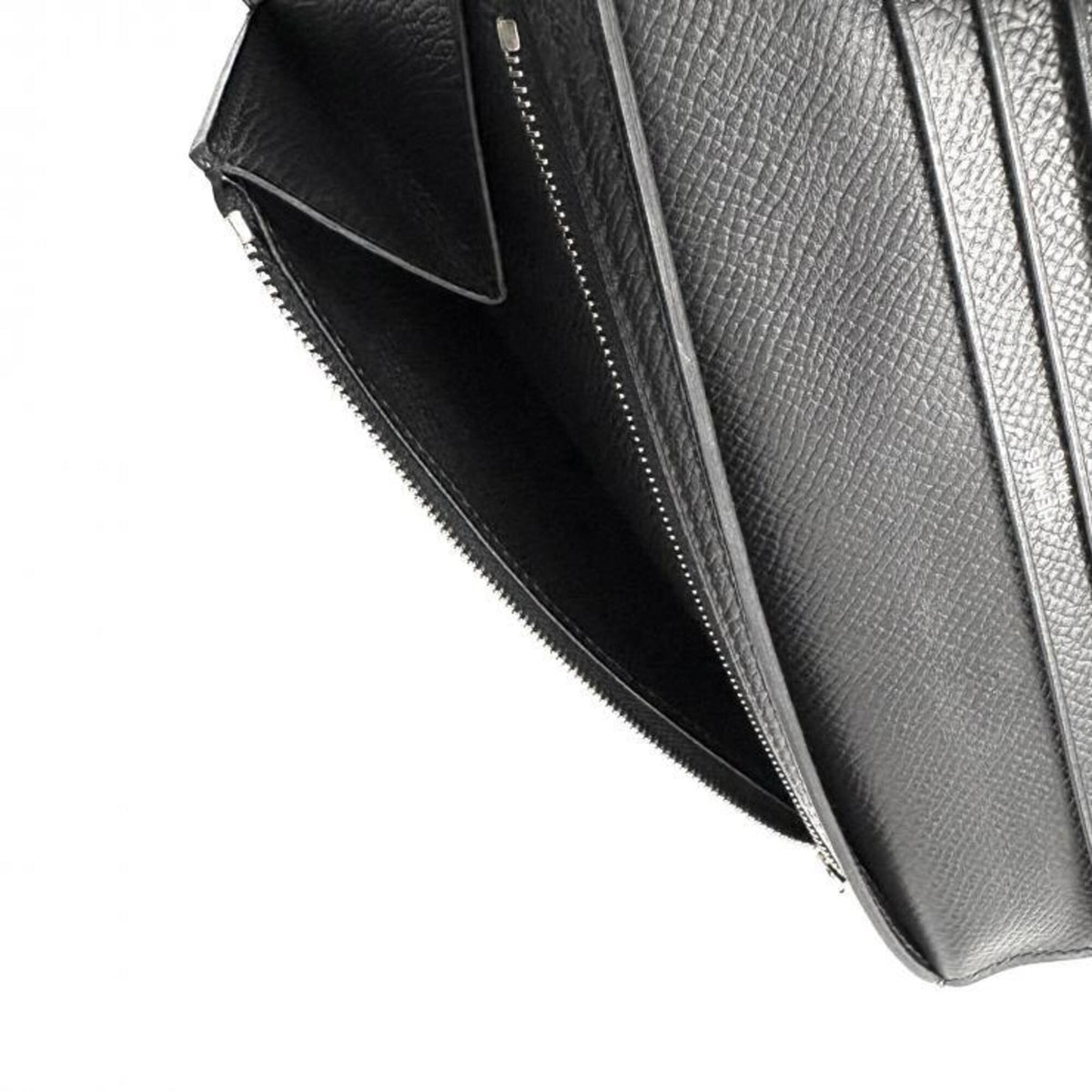 Hermes Black Epsom Leather Long Wallet (Bi-Fold) (Pre-Owned)