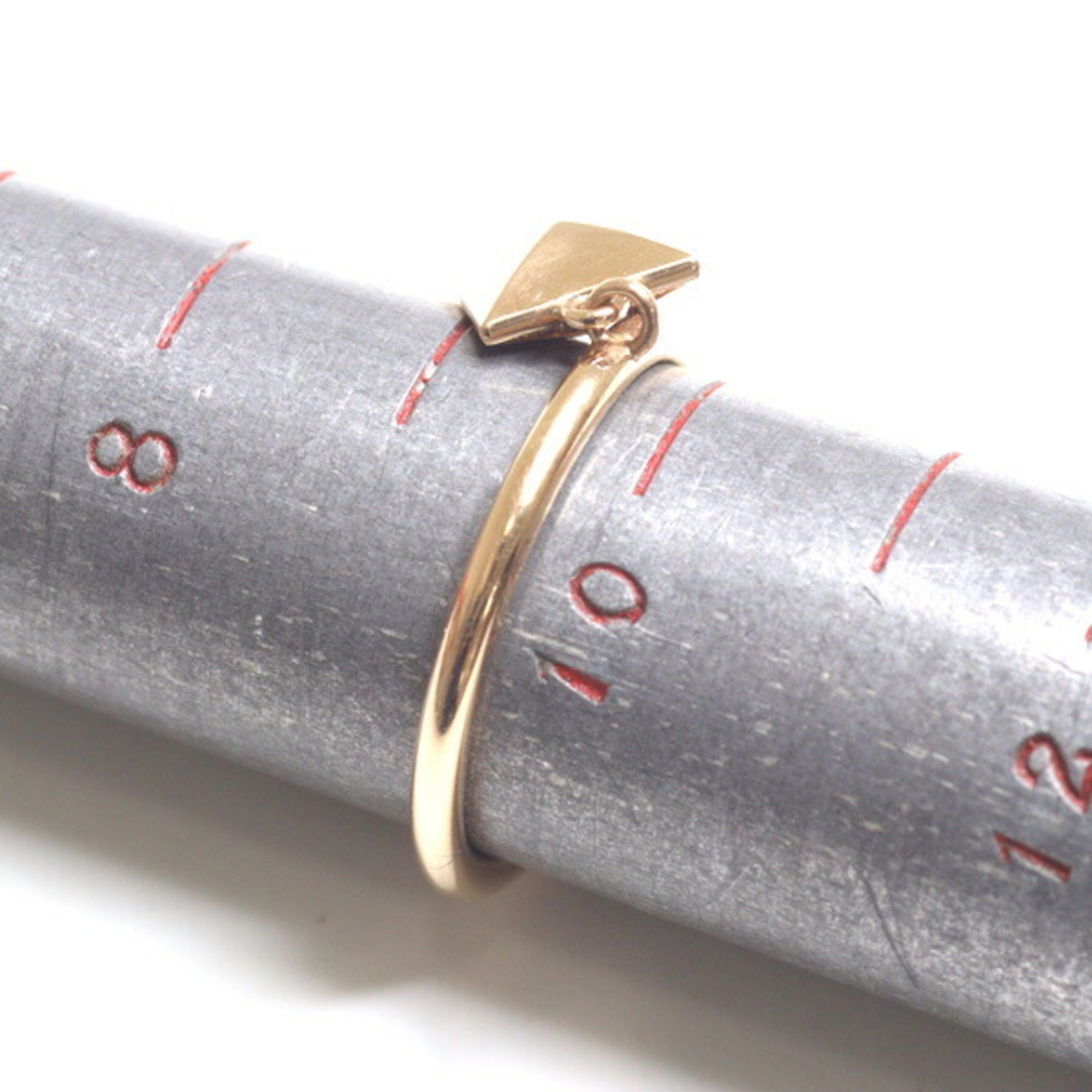 Hermes Pink Gold Pink Gold (18K) Band Ring (Pre-Owned)
