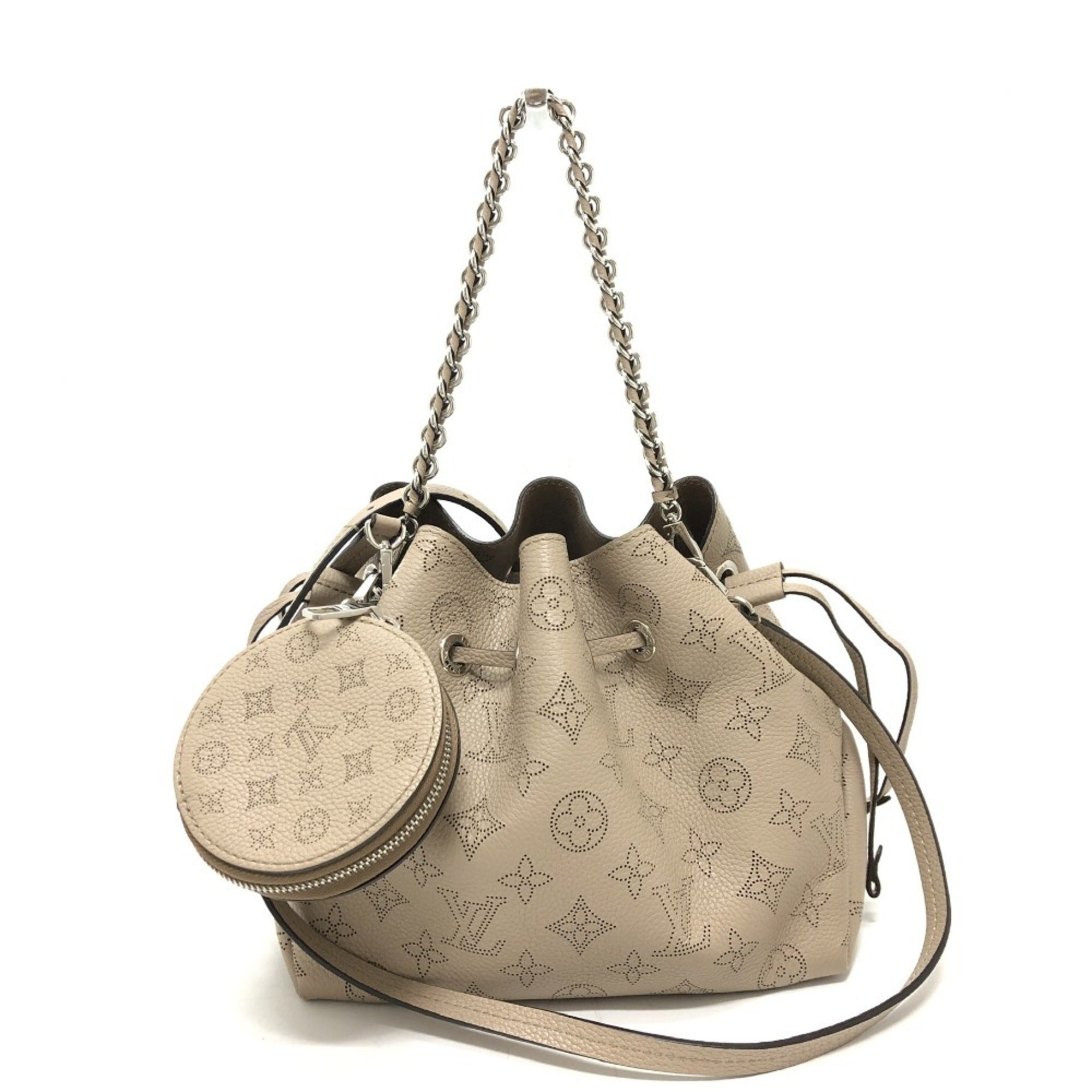 Louis Vuitton Monogram Beige Galle Leather Handbag Shoulder Bag (Pre-Owned)