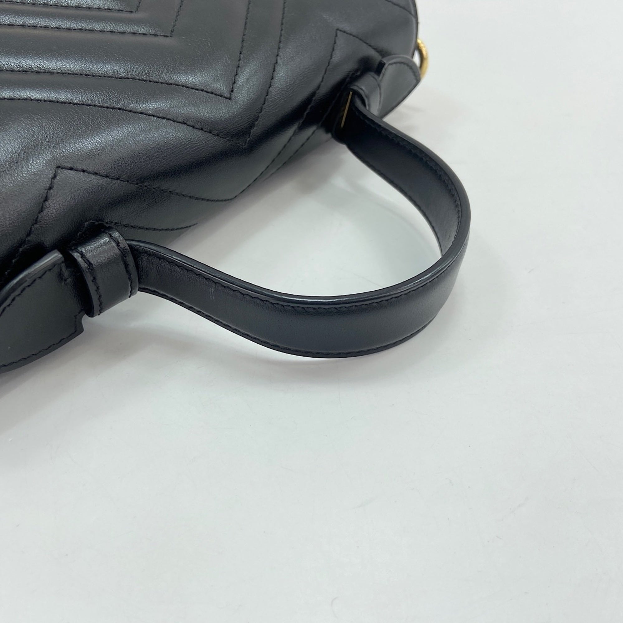 Gucci Black Handbag Shoulder Bag (Pre-Owned)