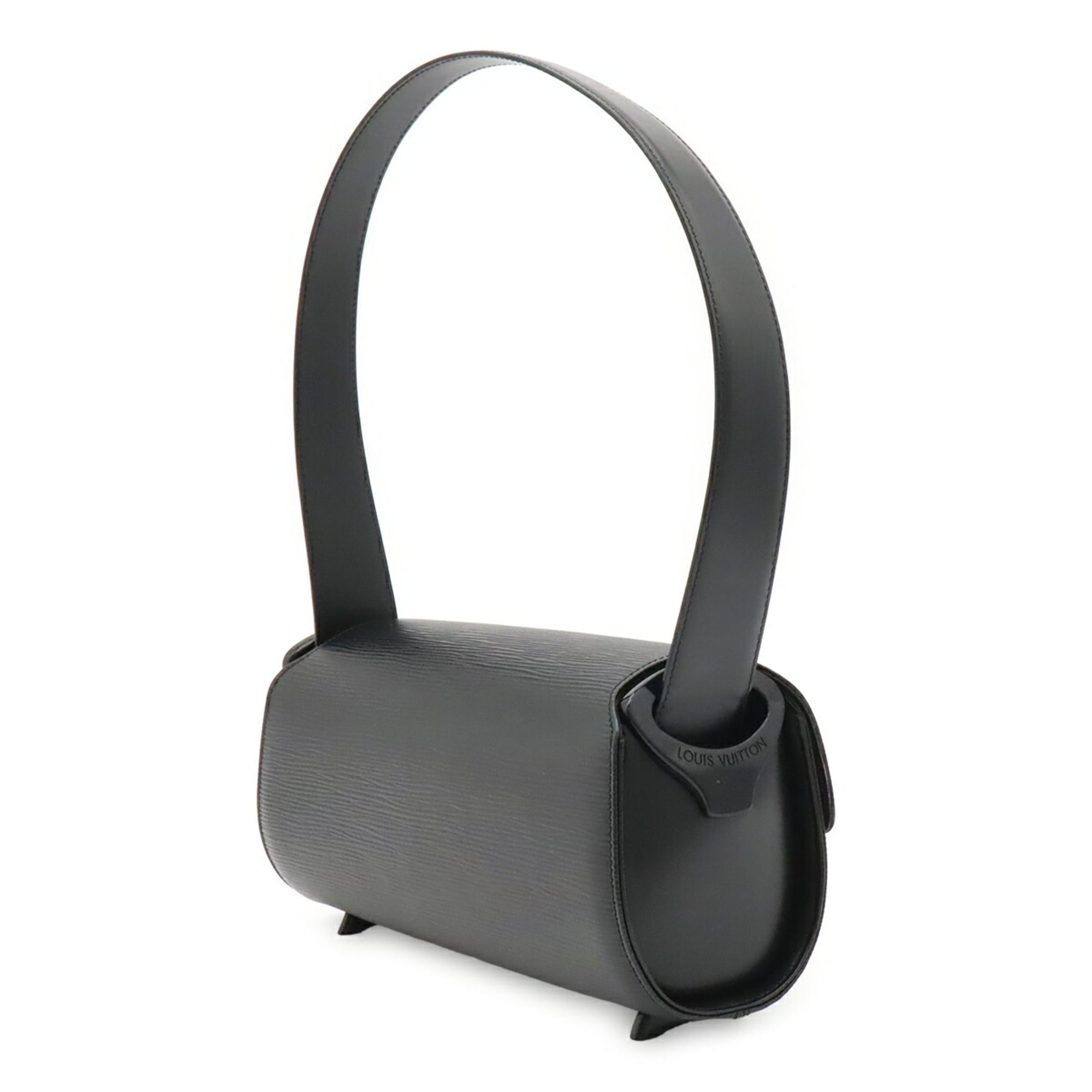 Louis Vuitton Black Noir Epi Leather Shoulder Bag (Pre-Owned)