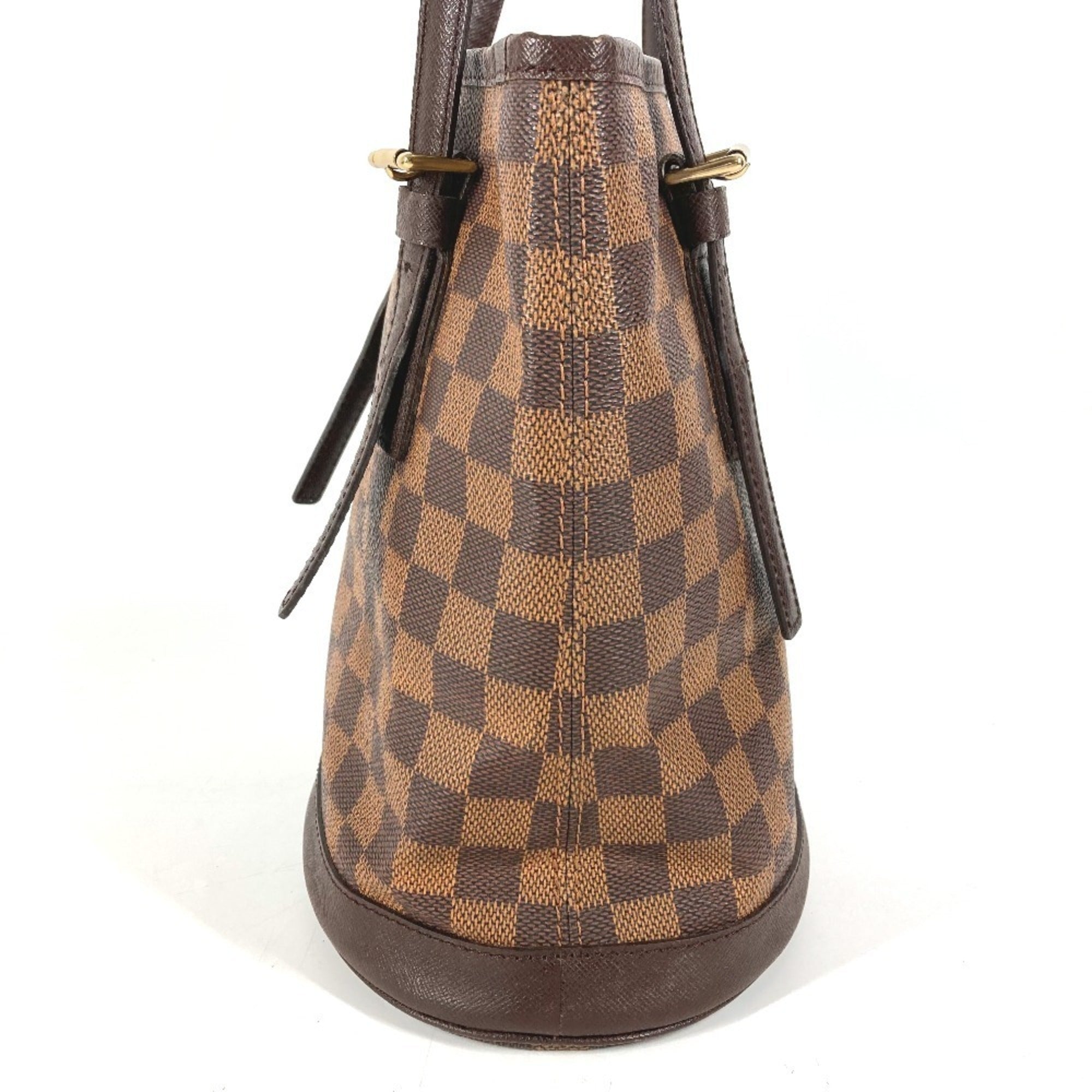 Louis Vuitton Brown Ebene Damier Canvas Shoulder Bag Tote Bag (Pre-Owned)