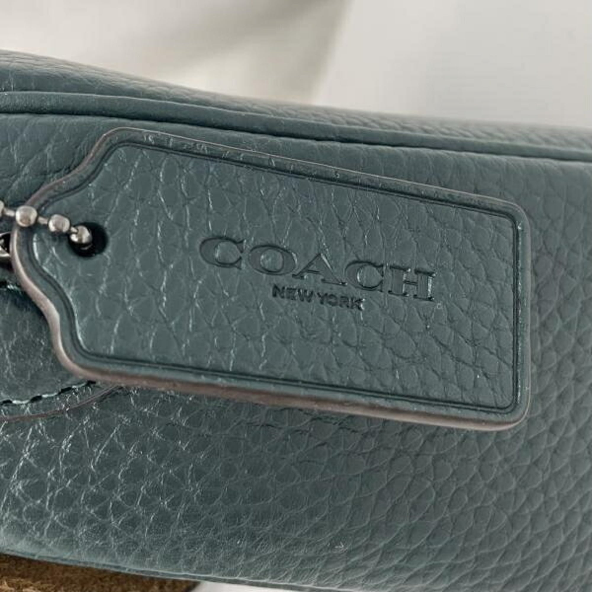 Coach Green Saddle Bag Shoulder Bag (Pre-Owned)