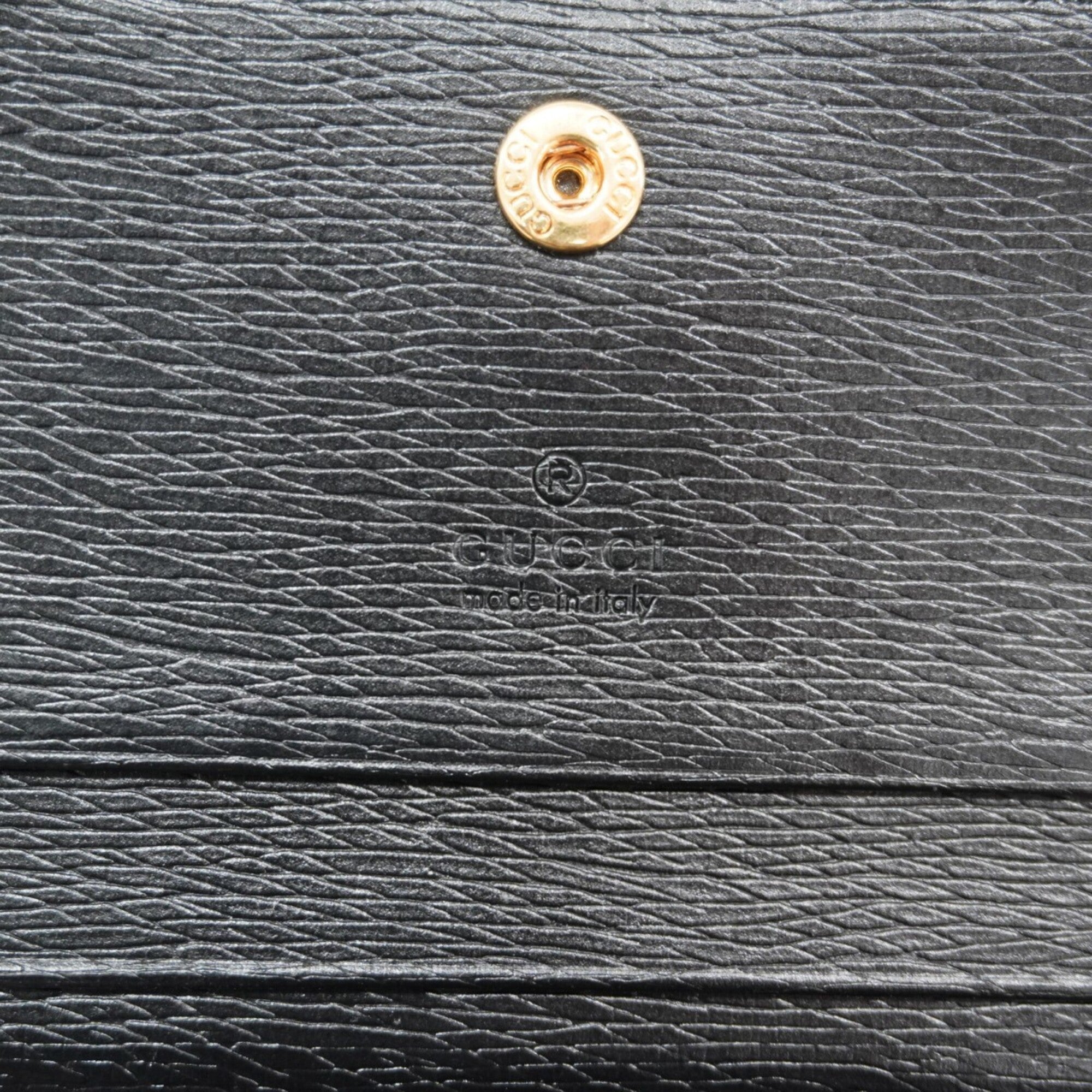 Gucci Black Leather Wallet (Bi-Fold) (Pre-Owned)
