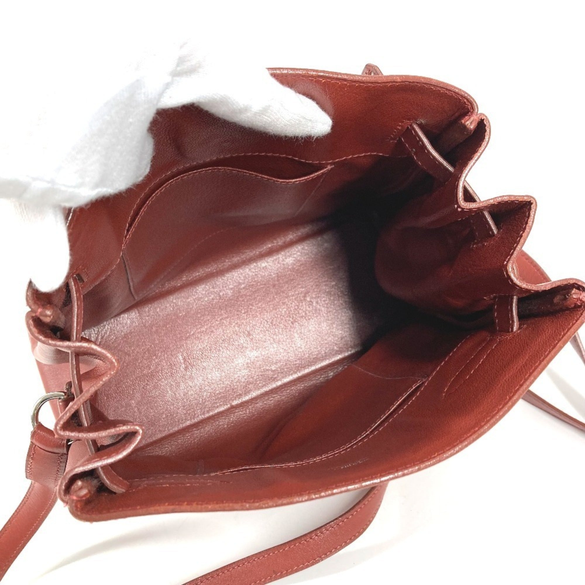 Hermes Kelly Brown Leather Shoulder Bag (Pre-Owned)