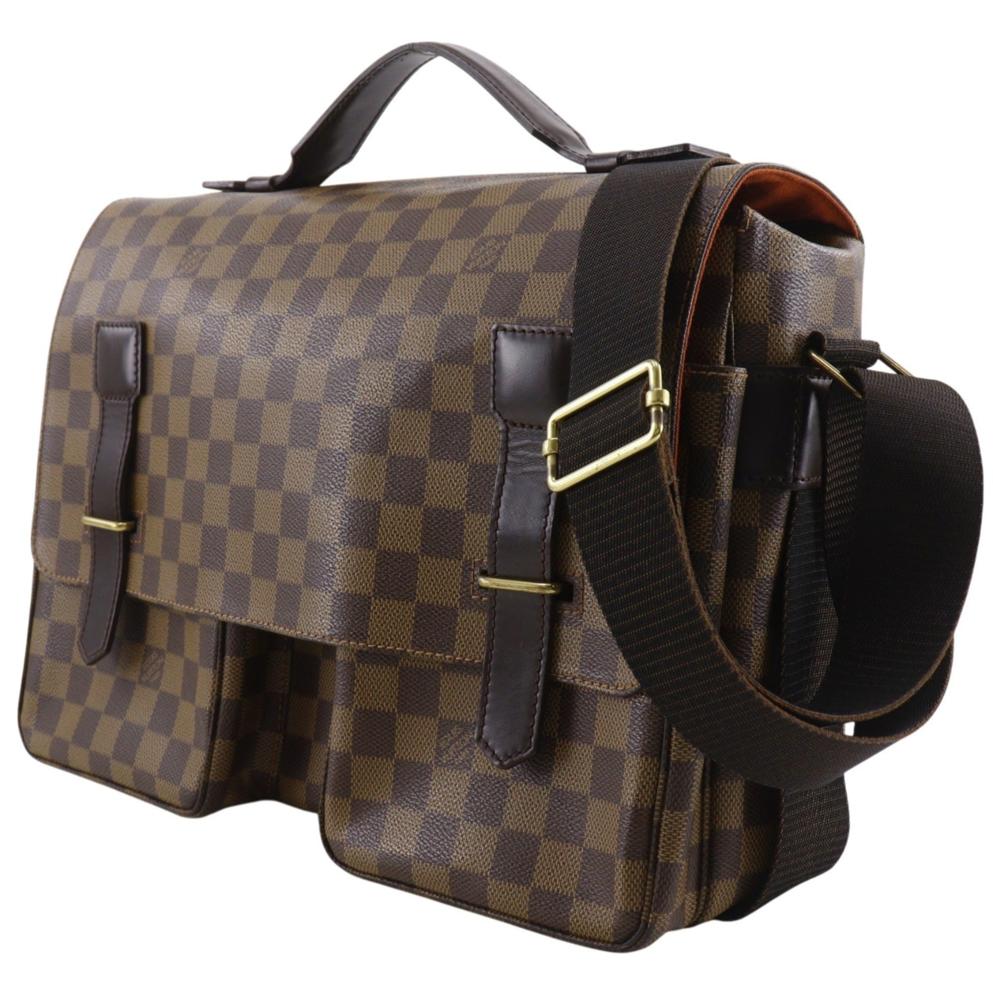 Louis Vuitton Brown Damier Canvas Shoulder Bag (Pre-Owned)