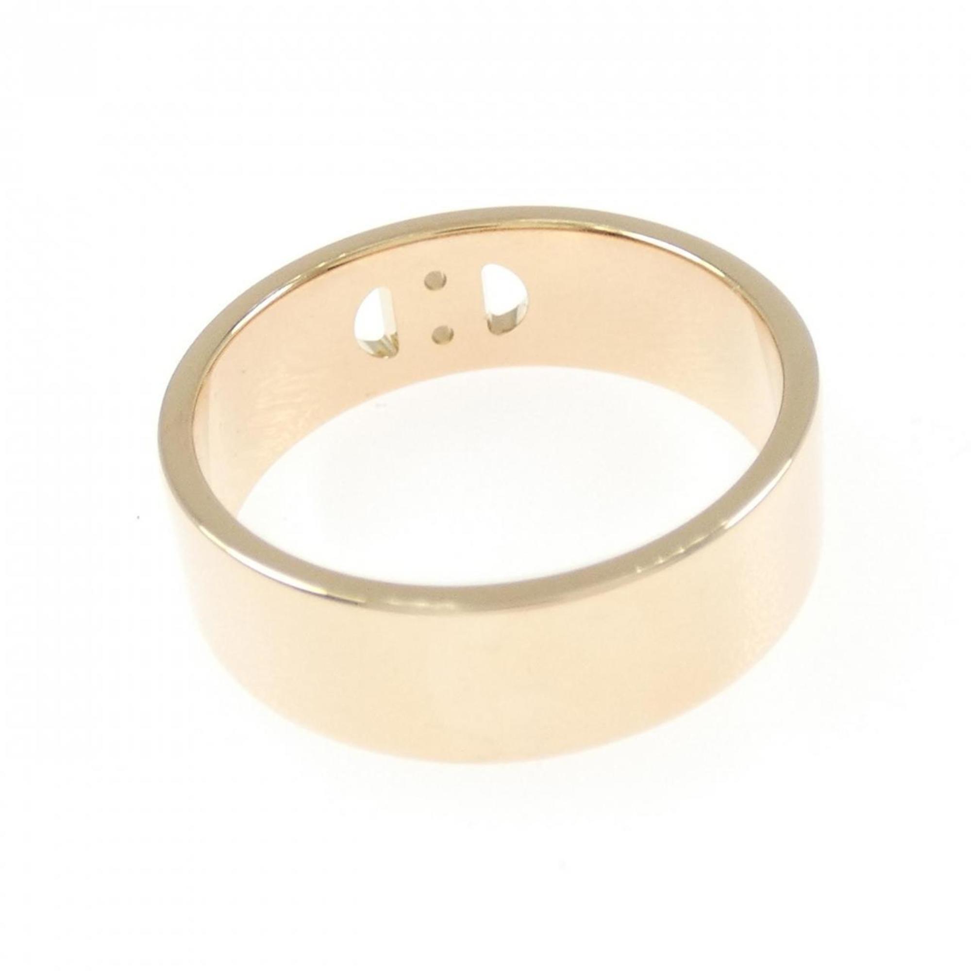 Hermes Pink Gold Band Ring (Pre-Owned)