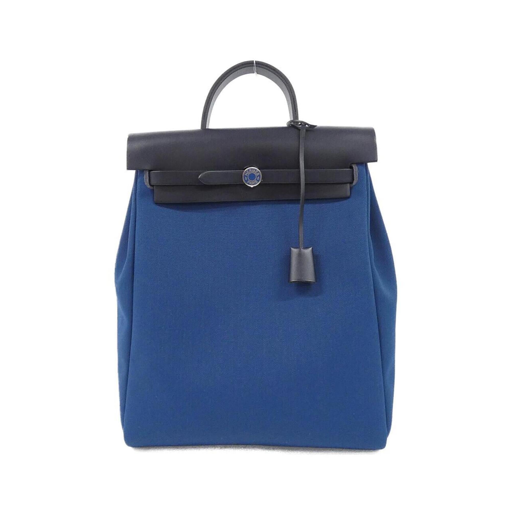 Hermes Blue Indigo Deep Blue Backpack Pouch (Pre-Owned)