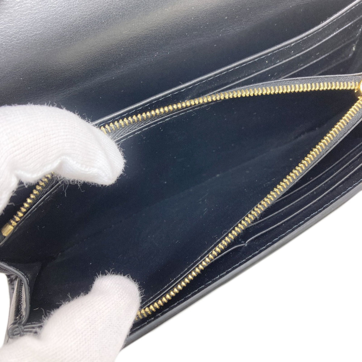 Celine Black Long Wallet (Bi-Fold) (Pre-Owned)