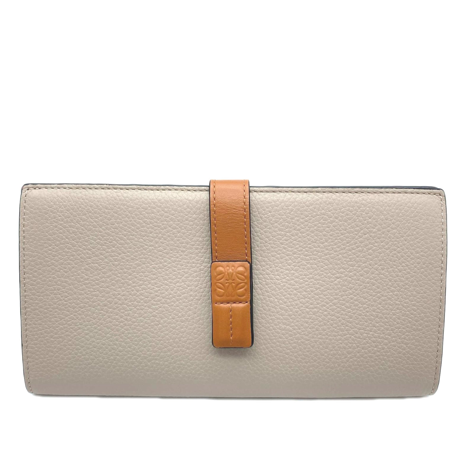 Loewe Beige Brown Orange Long Wallet (Bi-Fold) (Pre-Owned)