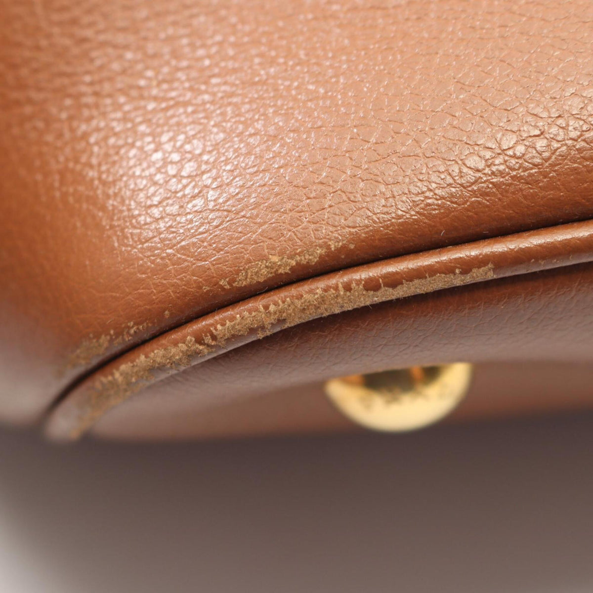 Prada Brown Leather Handbag (Pre-Owned)
