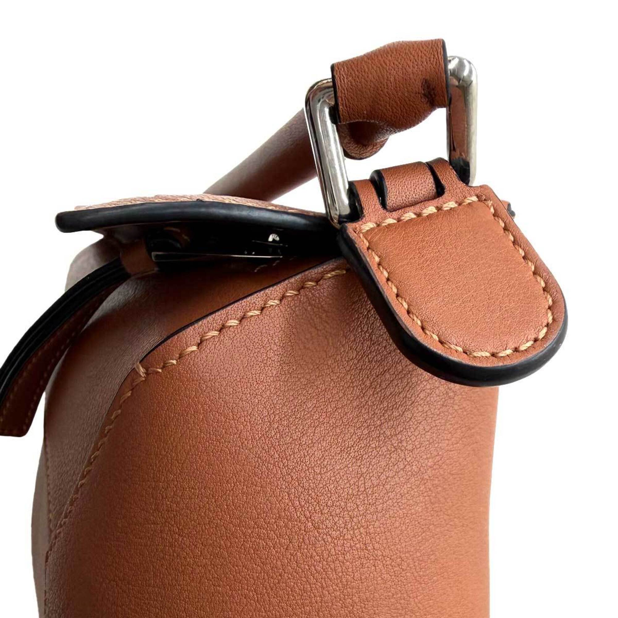 Loewe Puzzle Gold Leather Handbag (Pre-Owned)