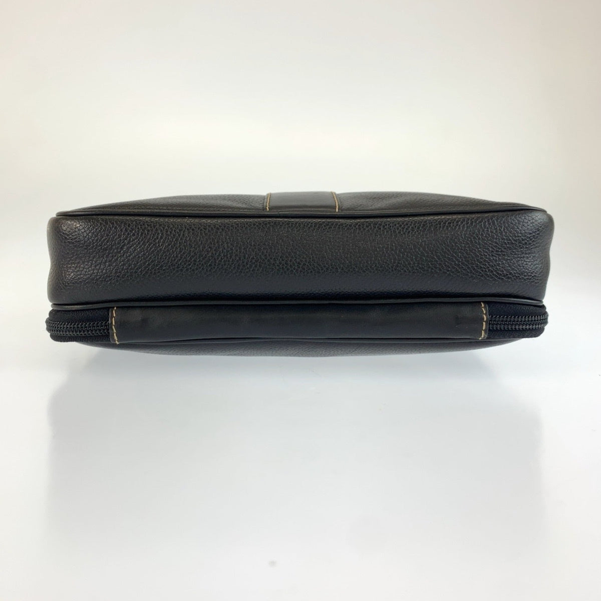 Dunhill Black Leather Clutch Bag (Pre-Owned)