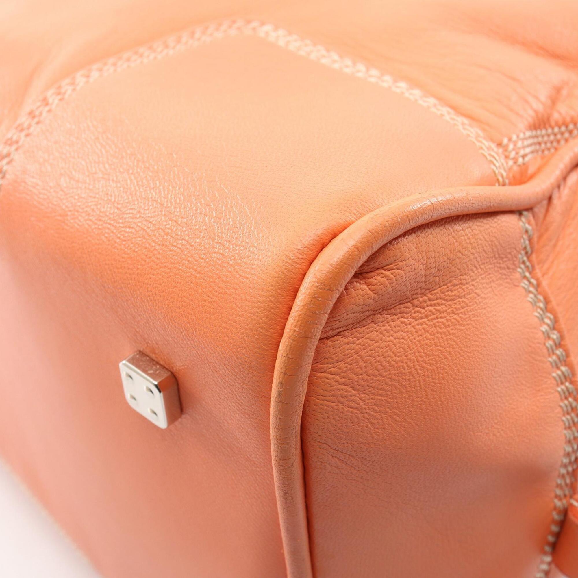 Loewe Orange Leather Handbag (Pre-Owned)