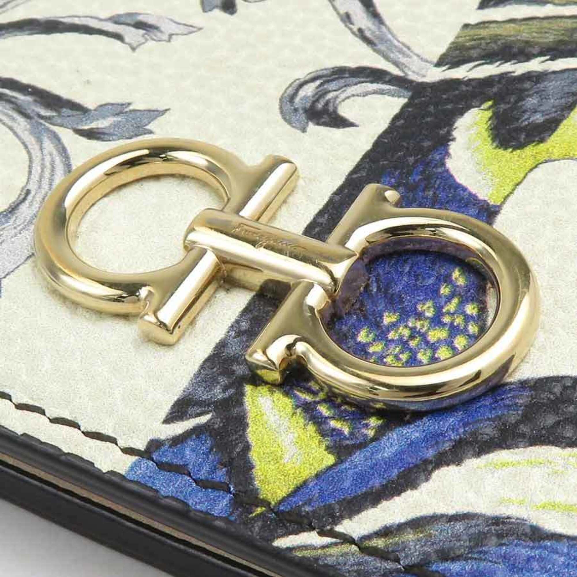 Salvatore Ferragamo Multi-Color Leather Wallet (Bi-Fold) (Pre-Owned)