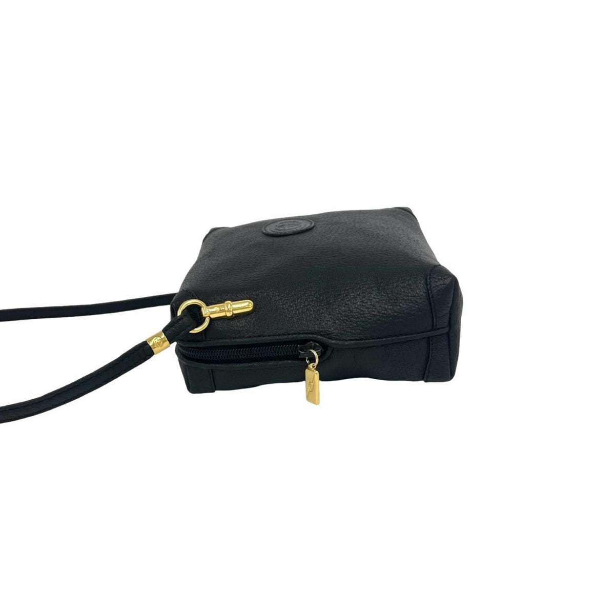 Gucci Black Leather Pochette Shoulder Bag (Pre-Owned)