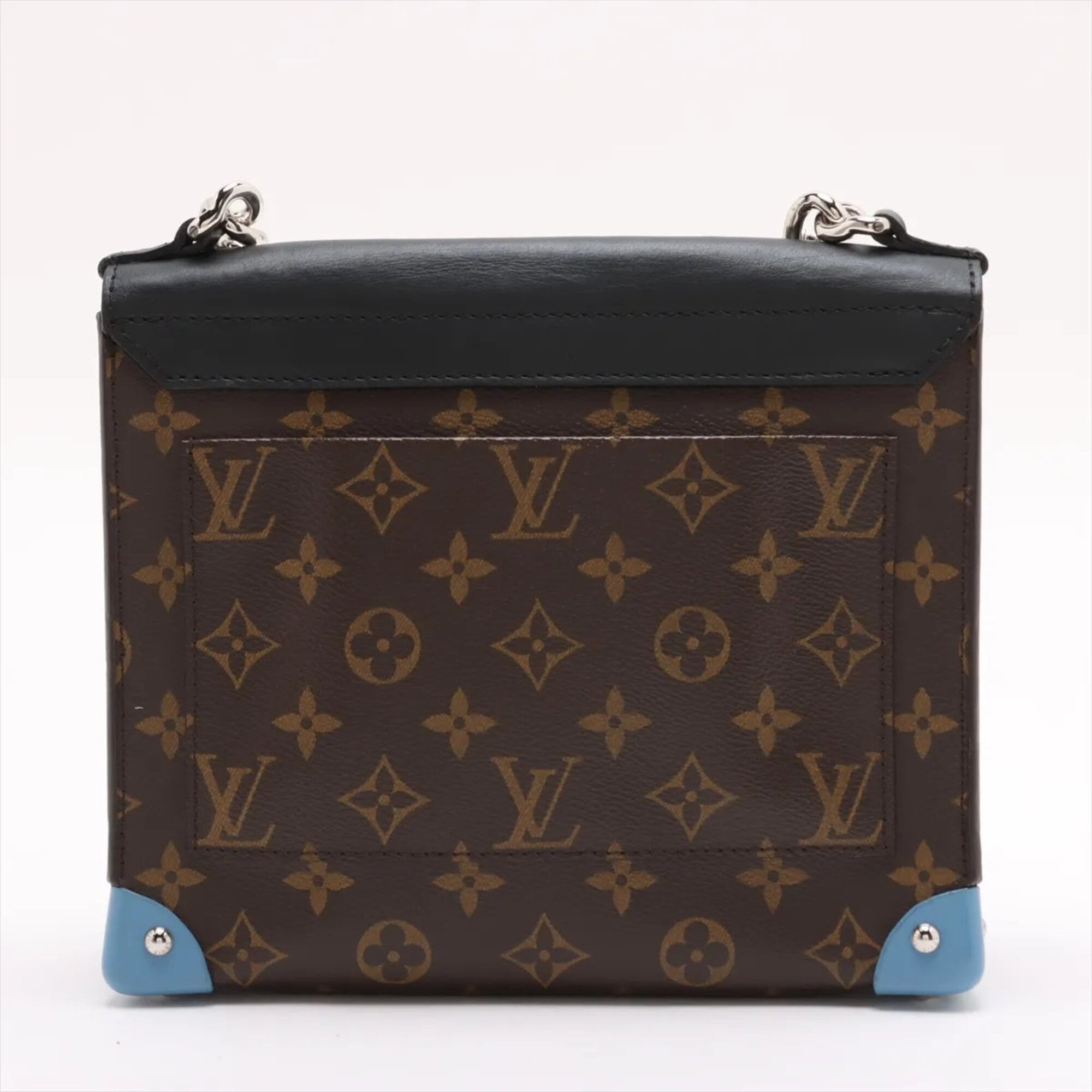 Louis Vuitton Brown Leather Coated Canvas Pochette Shoulder Bag (Pre-Owned)