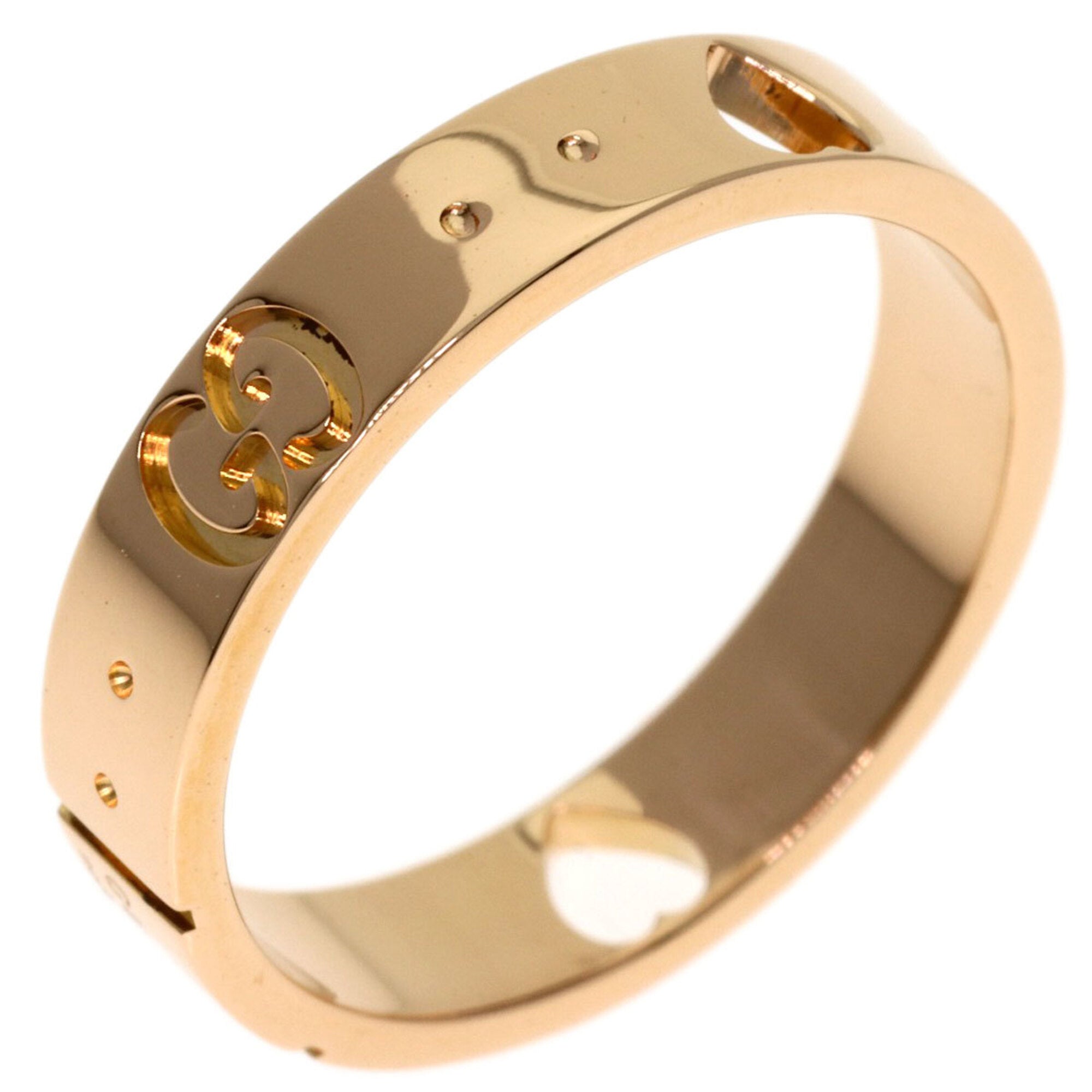 Gucci Icon Pink Gold (18K) Band Ring (Pre-Owned)