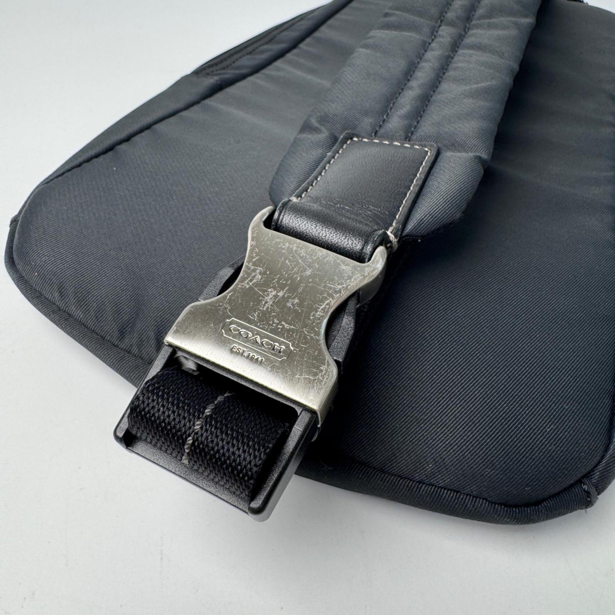 Coach Black Nylon Sling Bag (Pre-Owned)