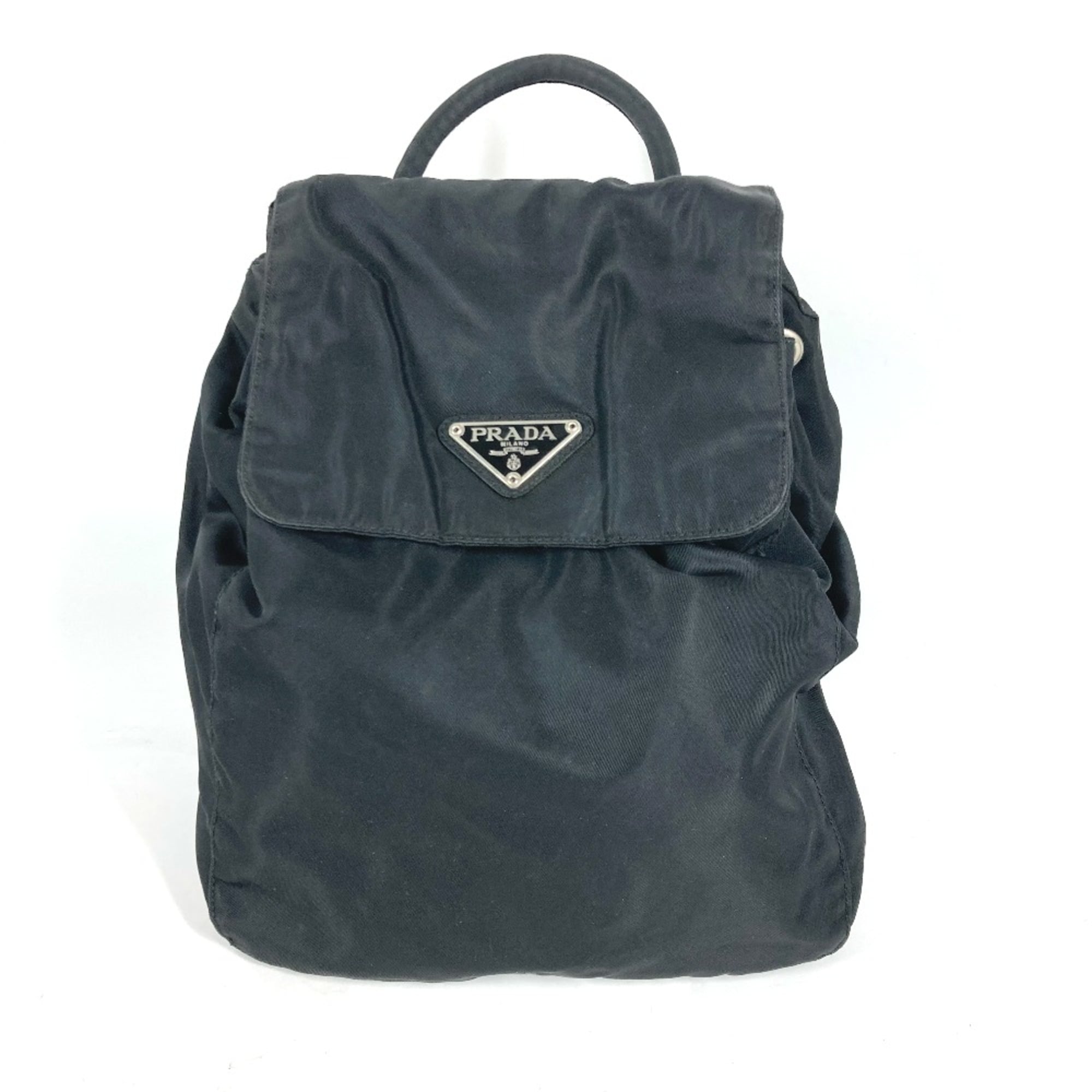 Prada Black Cloth Backpack (Pre-Owned)