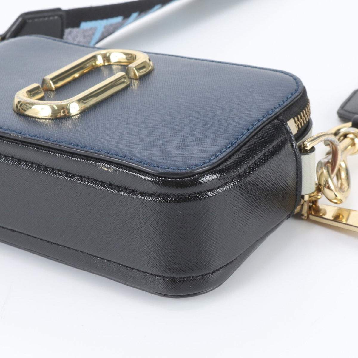 Marc Jacobs Blue Leather Crossbody Bag Shoulder Bag (Pre-Owned)