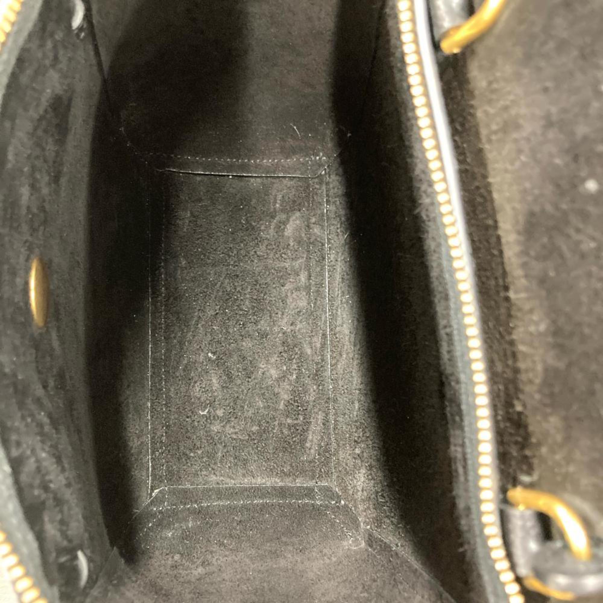 Celine Black Leather Handbag (Pre-Owned)