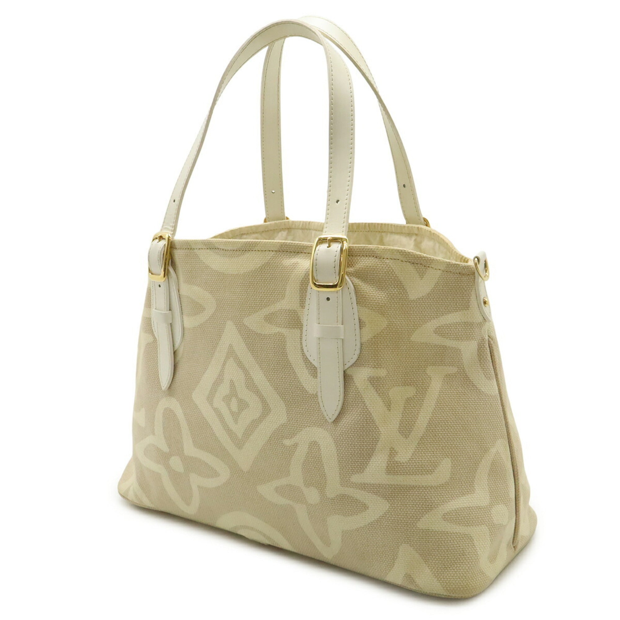 Louis Vuitton Sable Canvas Leather Shoulder Bag Tote Bag (Pre-Owned)