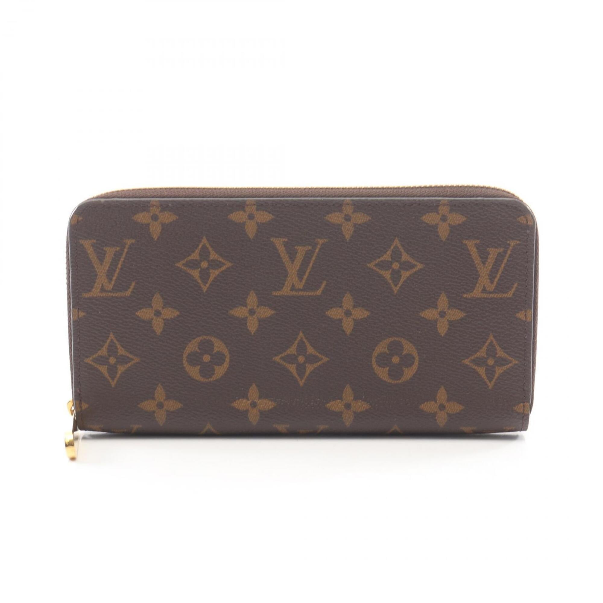 Louis Vuitton Brown Pink Monogram Long Wallet (Bi-Fold) (Pre-Owned)