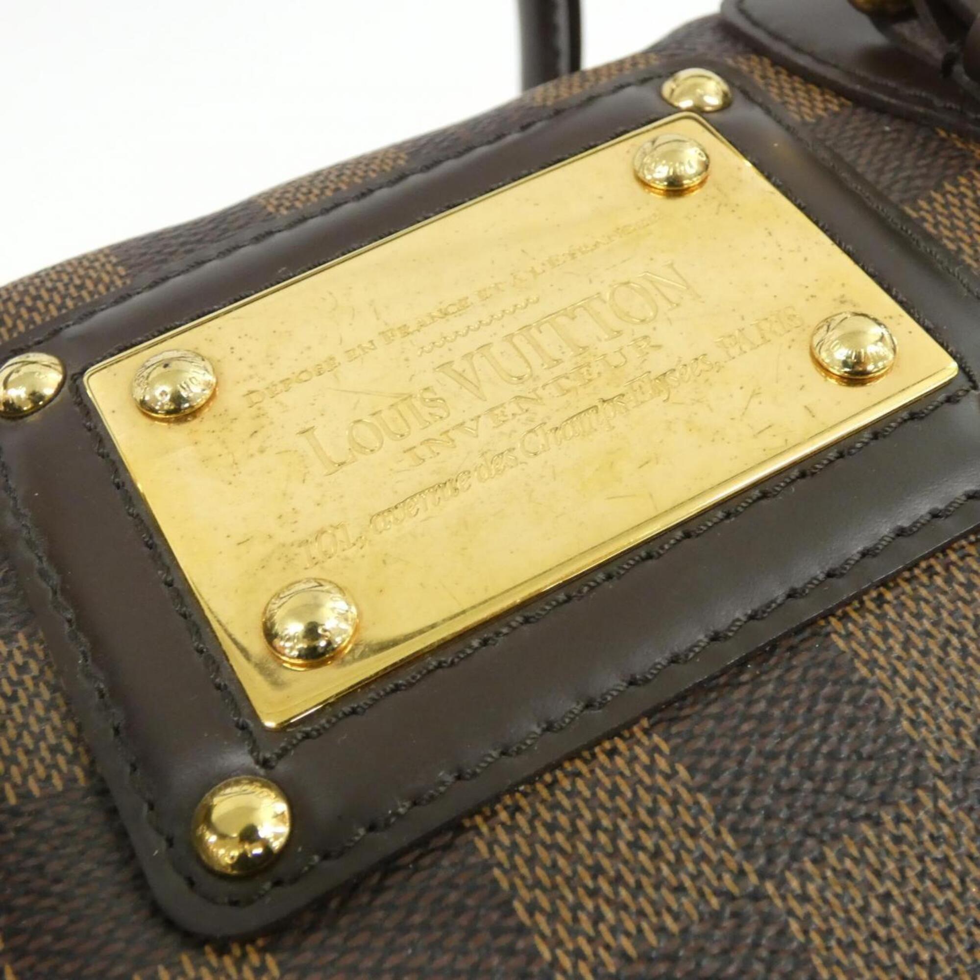 Louis Vuitton Damier Canvas Ebene Damier Canvas Handbag (Pre-Owned)