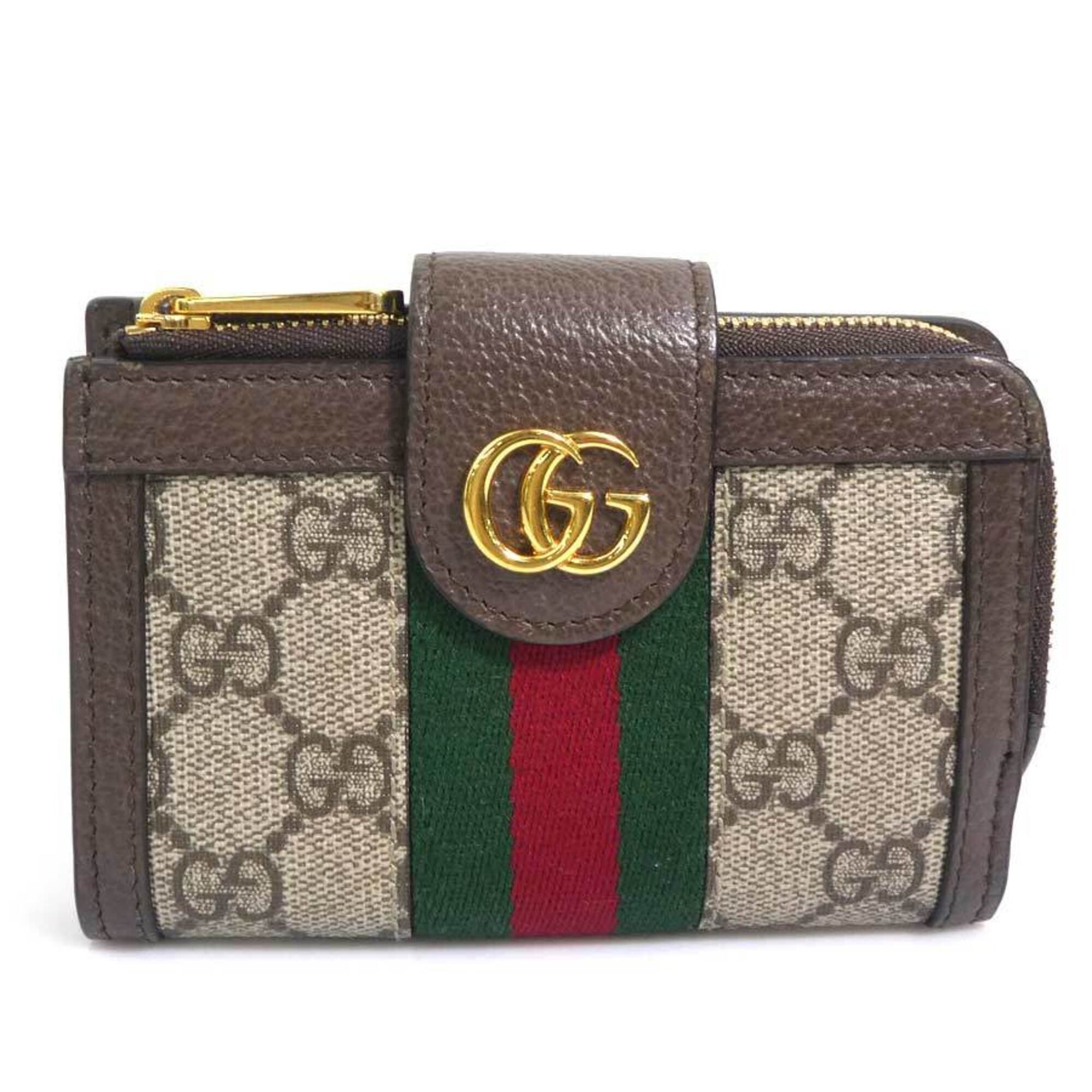 Gucci Brown Gg Supreme Wallet (Bi-Fold) (Pre-Owned)