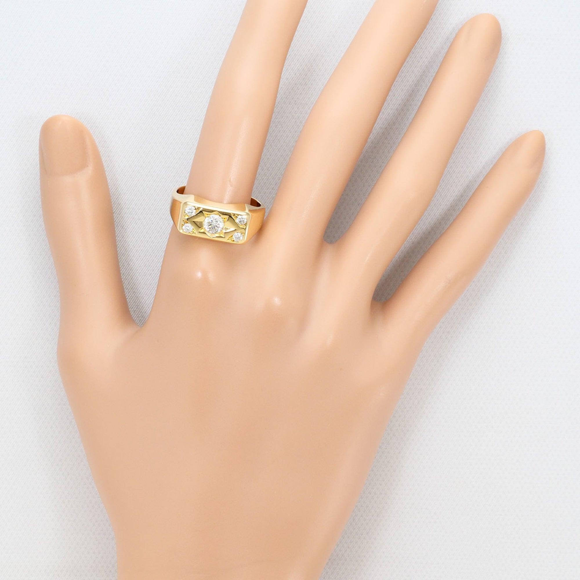 Unbranded Yellow Gold Yellow Gold (18K) Band Ring (Pre-Owned)