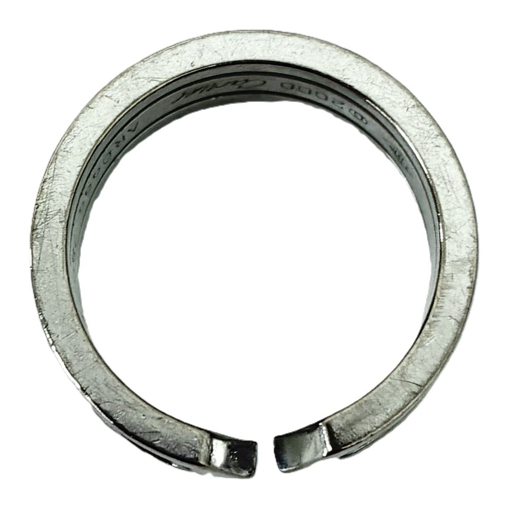 Cartier C2 Silver Band Ring (Pre-Owned)