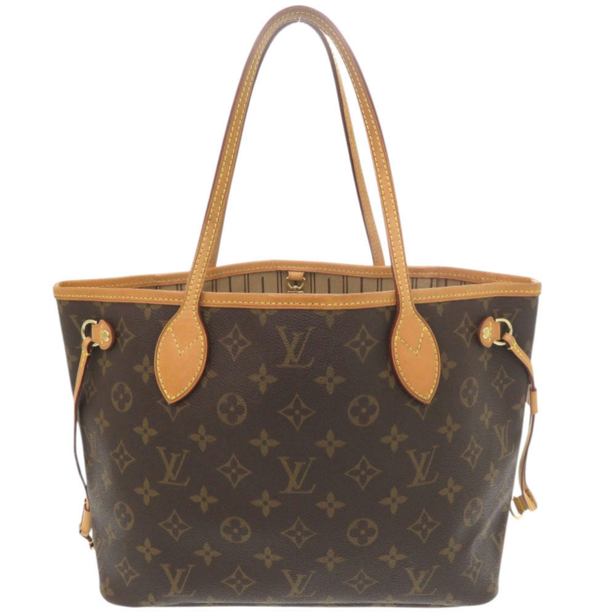 Louis Vuitton Beige Monogram Canvas Tote Bag (Pre-Owned)