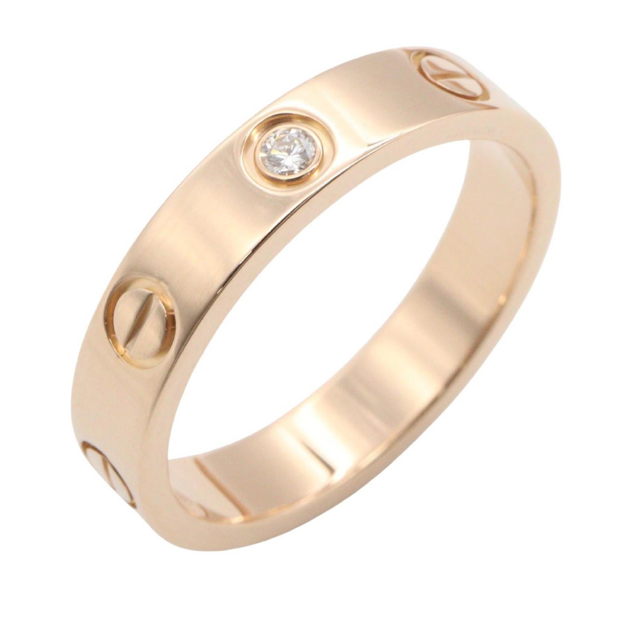 Cartier Gold Clear Pink Gold (18K) Band Ring (Pre-Owned)