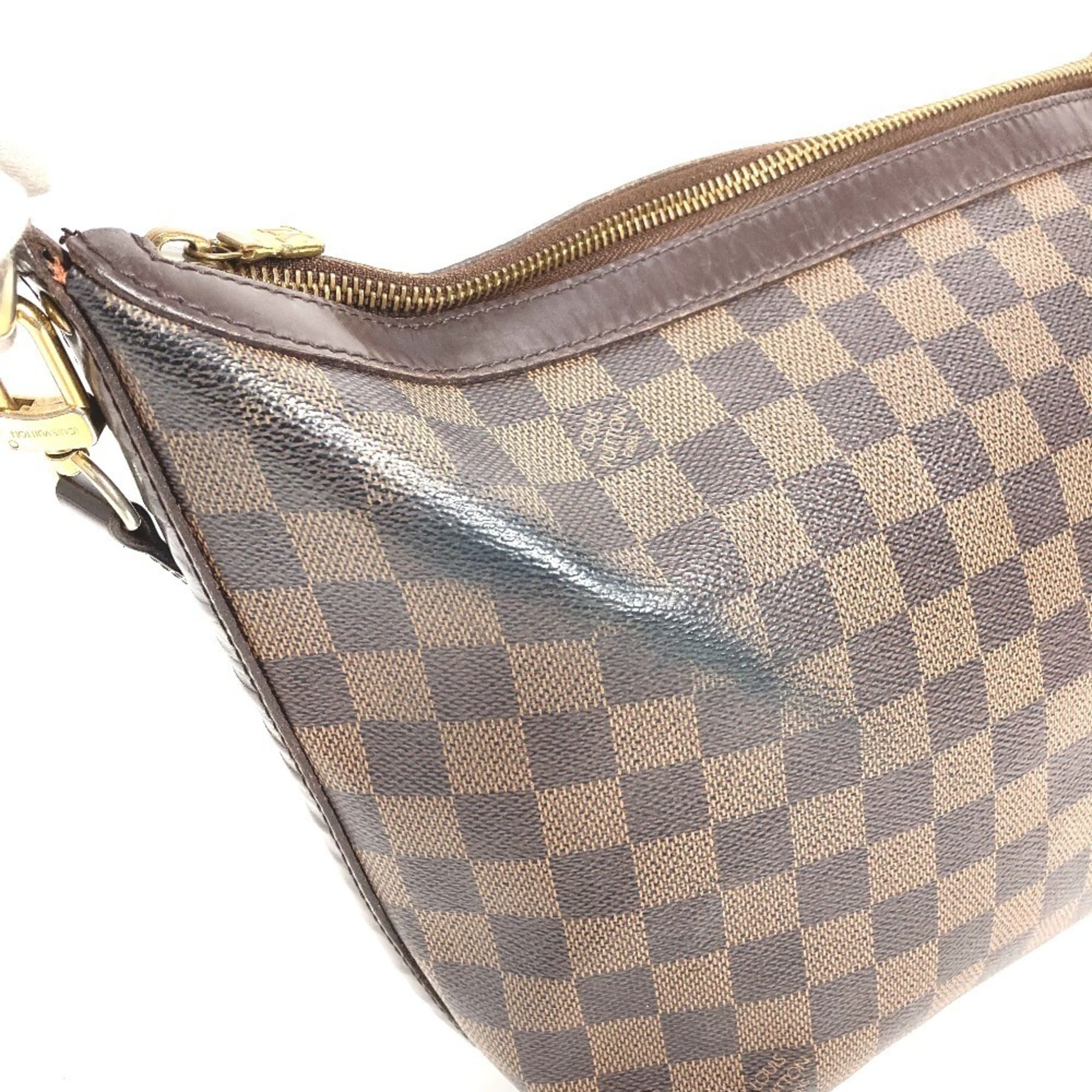 Louis Vuitton Brown Damier Canvas Ebene Damier Canvas Handbag Shoulder Bag (Pre-Owned)