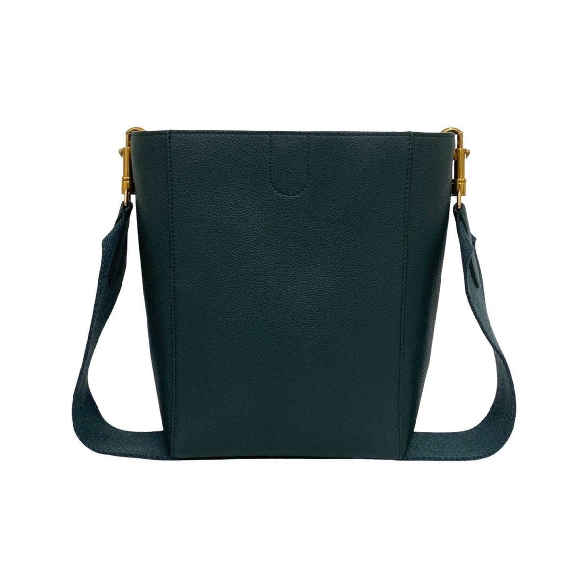 Celine Green Leather Crossbody Bag Shoulder Bag (Pre-Owned)