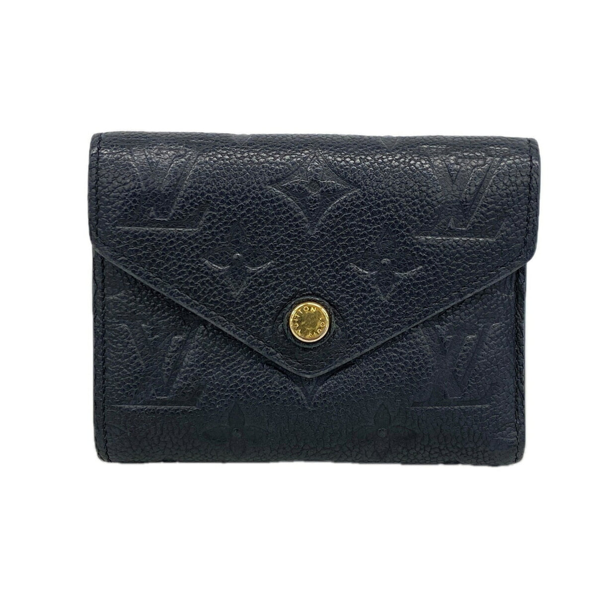 Louis Vuitton Noir Wallet (Tri-Fold) (Pre-Owned)