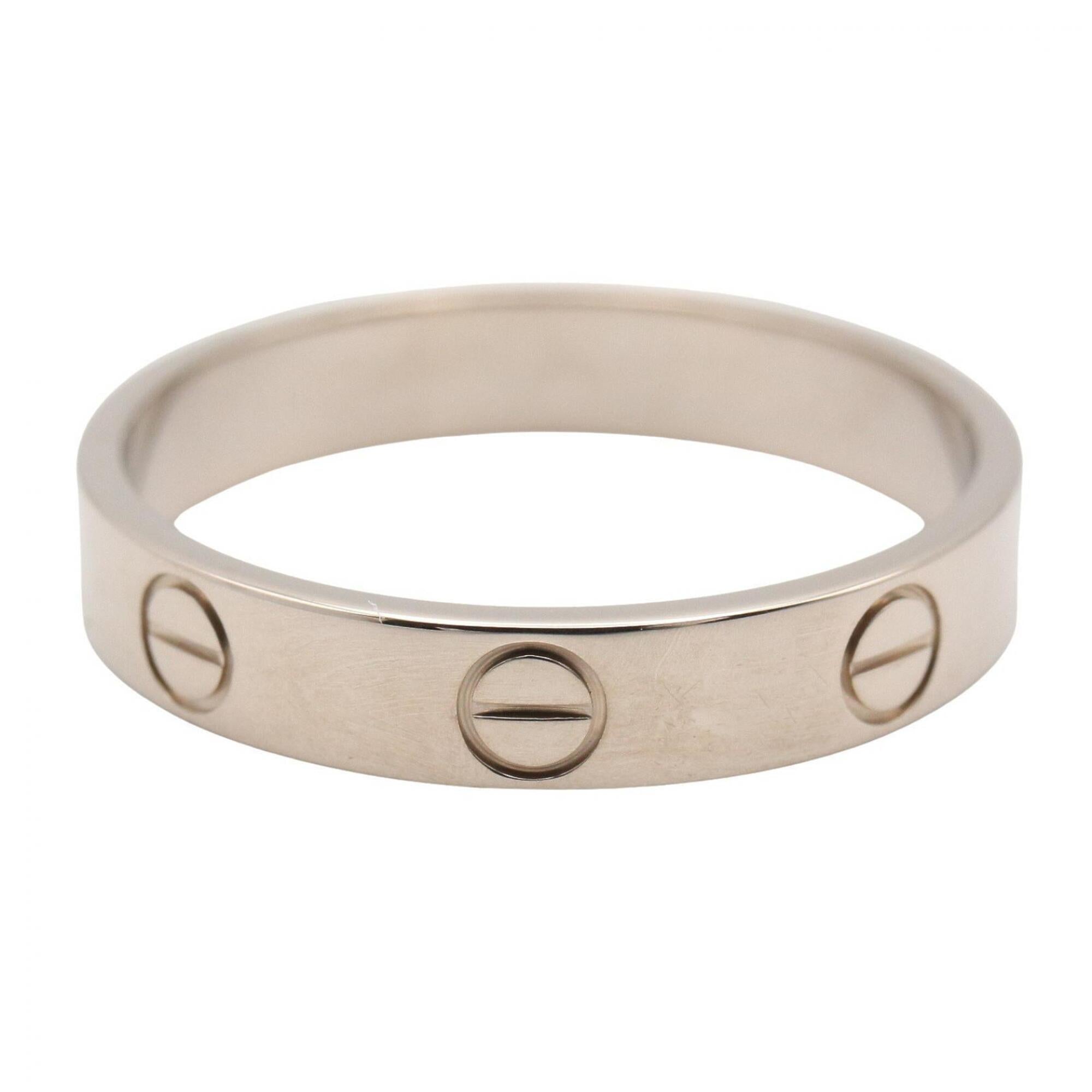 Cartier Silver White Gold (18K) Band Ring (Pre-Owned)
