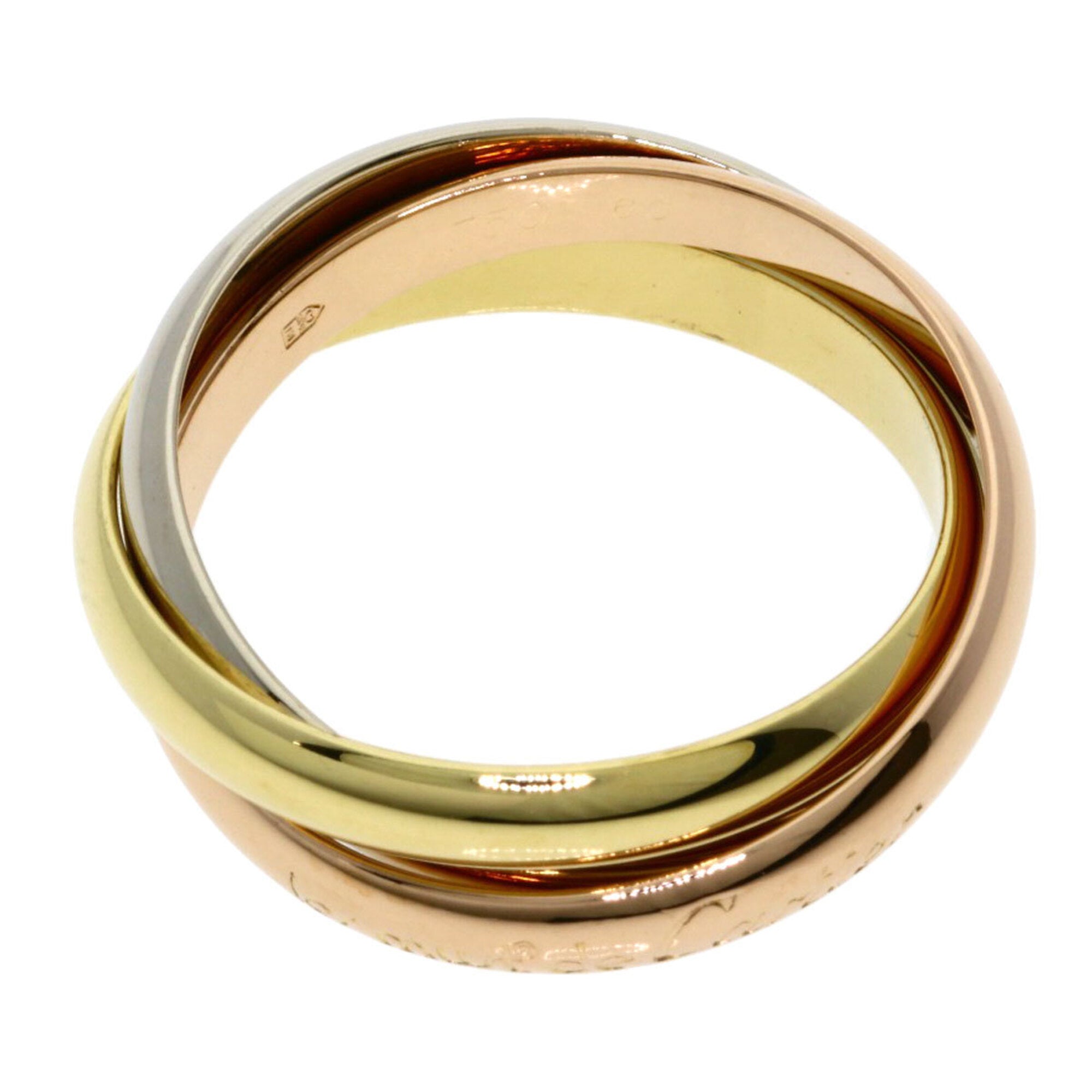 Cartier Trinity Yellow Gold (18K) Pink Gold (18K) White Gold (18K) Band Ring (Pre-Owned)