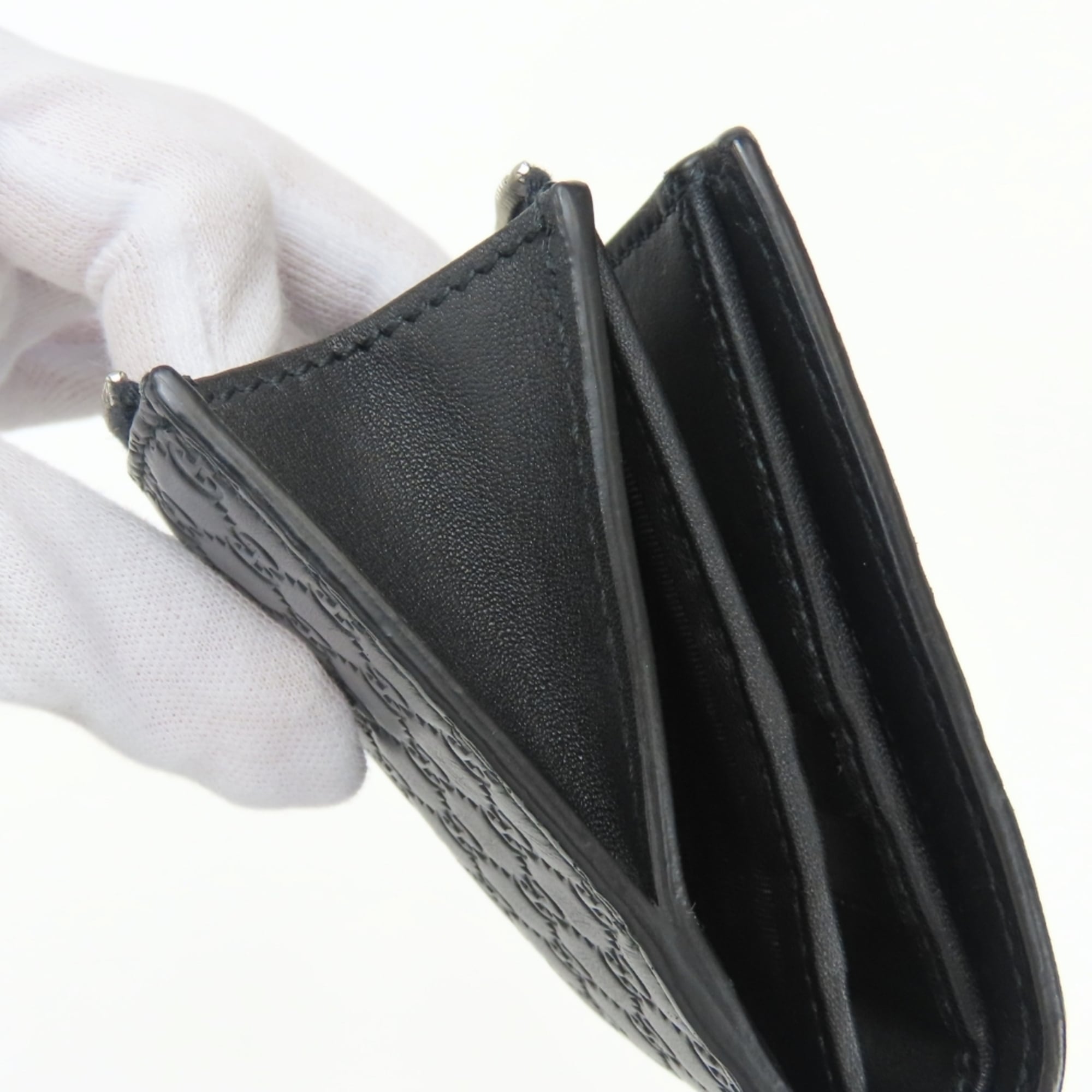 Gucci Black Leather Wallet (Bi-Fold) (Pre-Owned)