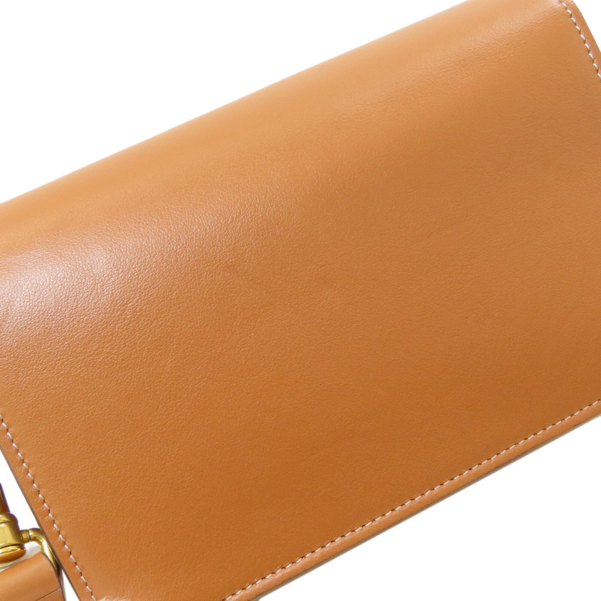 Tod's Brown Leather Shoulder Bag (Pre-Owned)