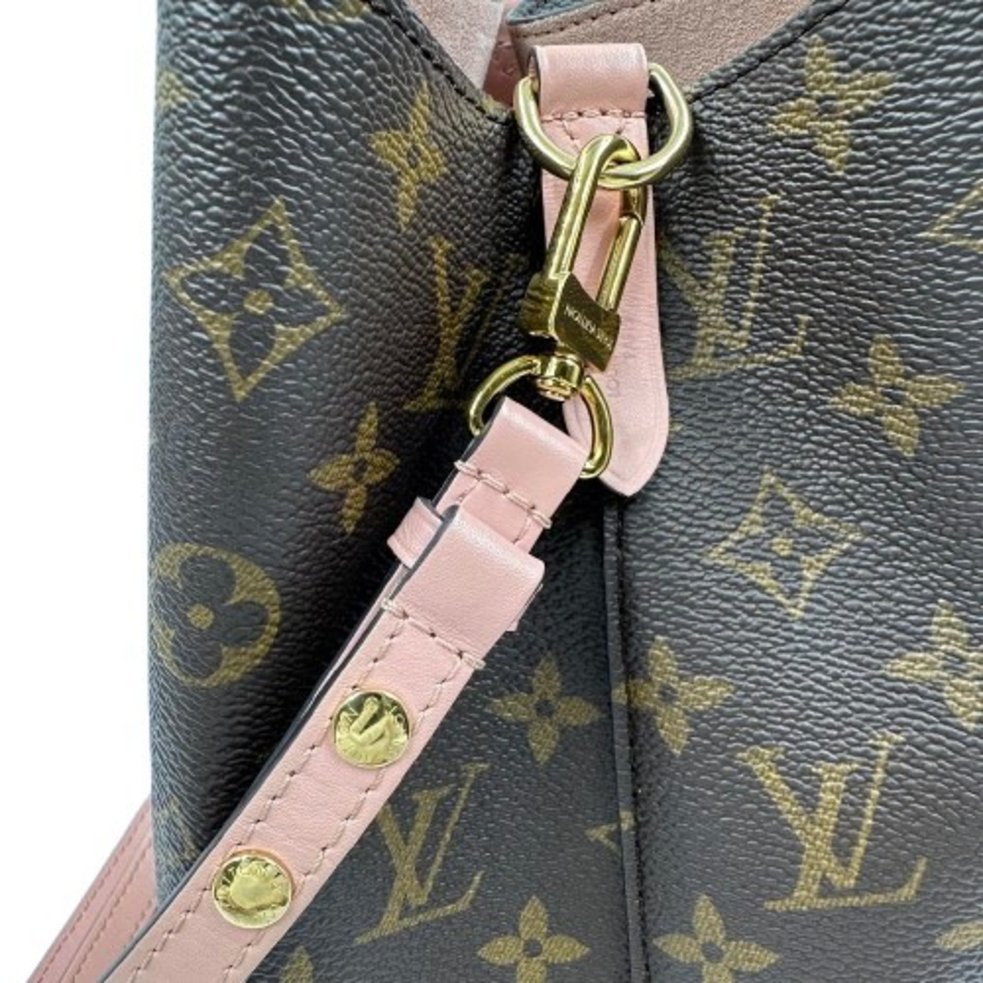 Louis Vuitton Monogram Brown Pink Pvc Shoulder Bag (Pre-Owned)