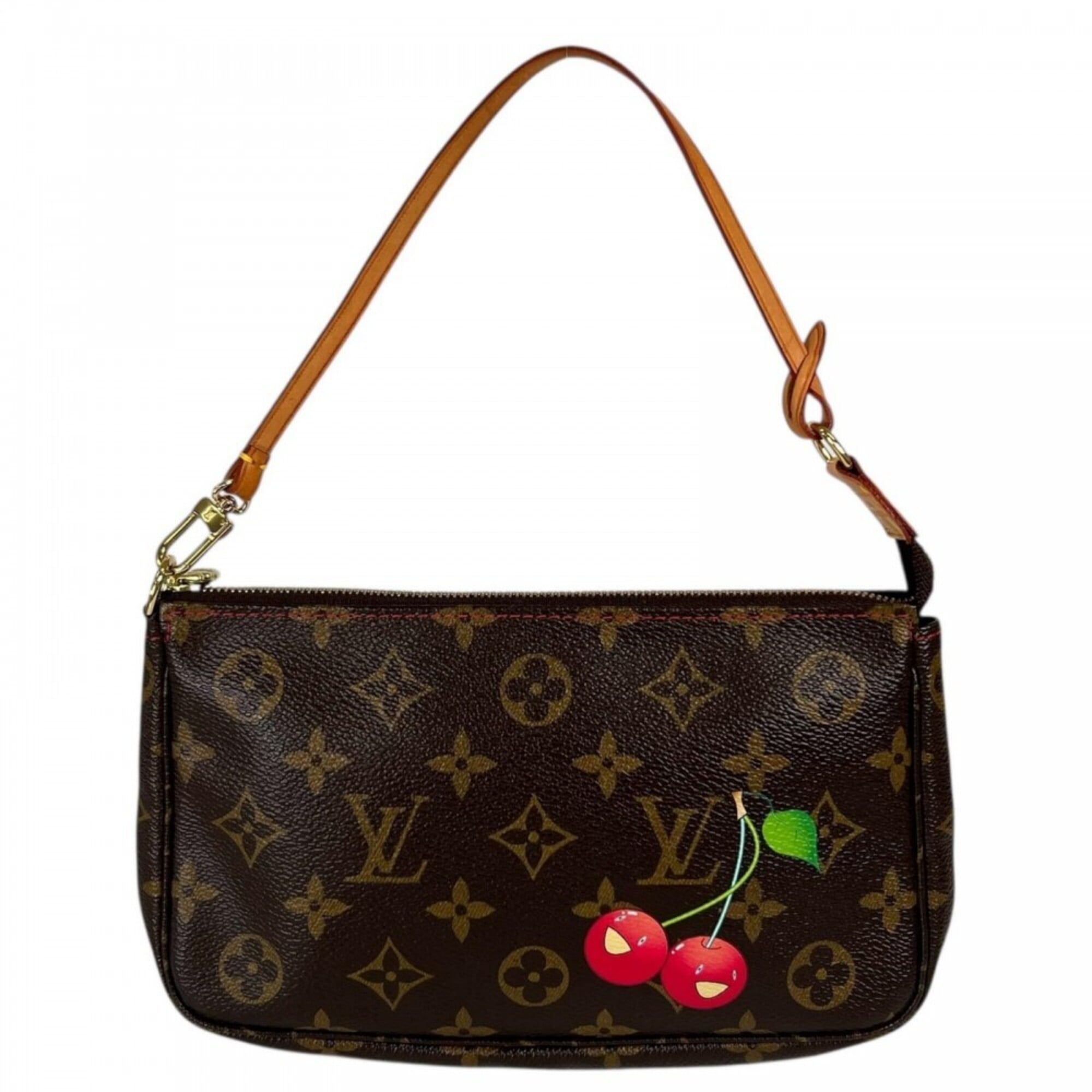Louis Vuitton Brown Monogram Canvas Handbag (Pre-Owned)
