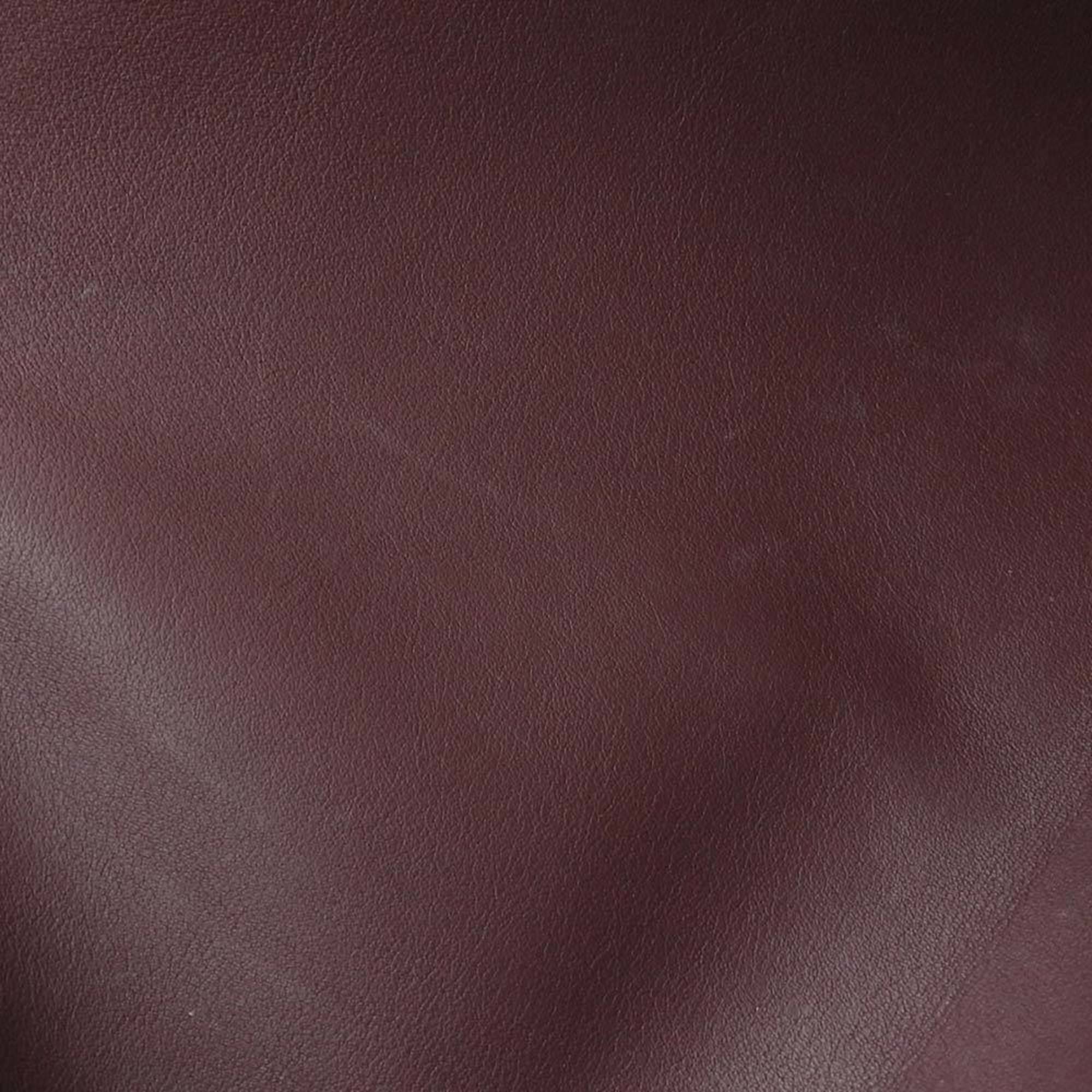 Hermes Pink Swift Leather Clutch Bag (Pre-Owned)