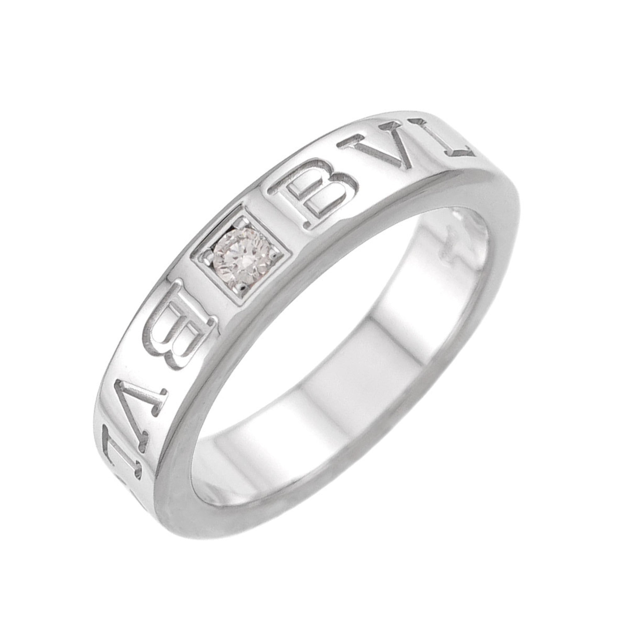 Bvlgari White Gold (18K) Band Ring (Pre-Owned)